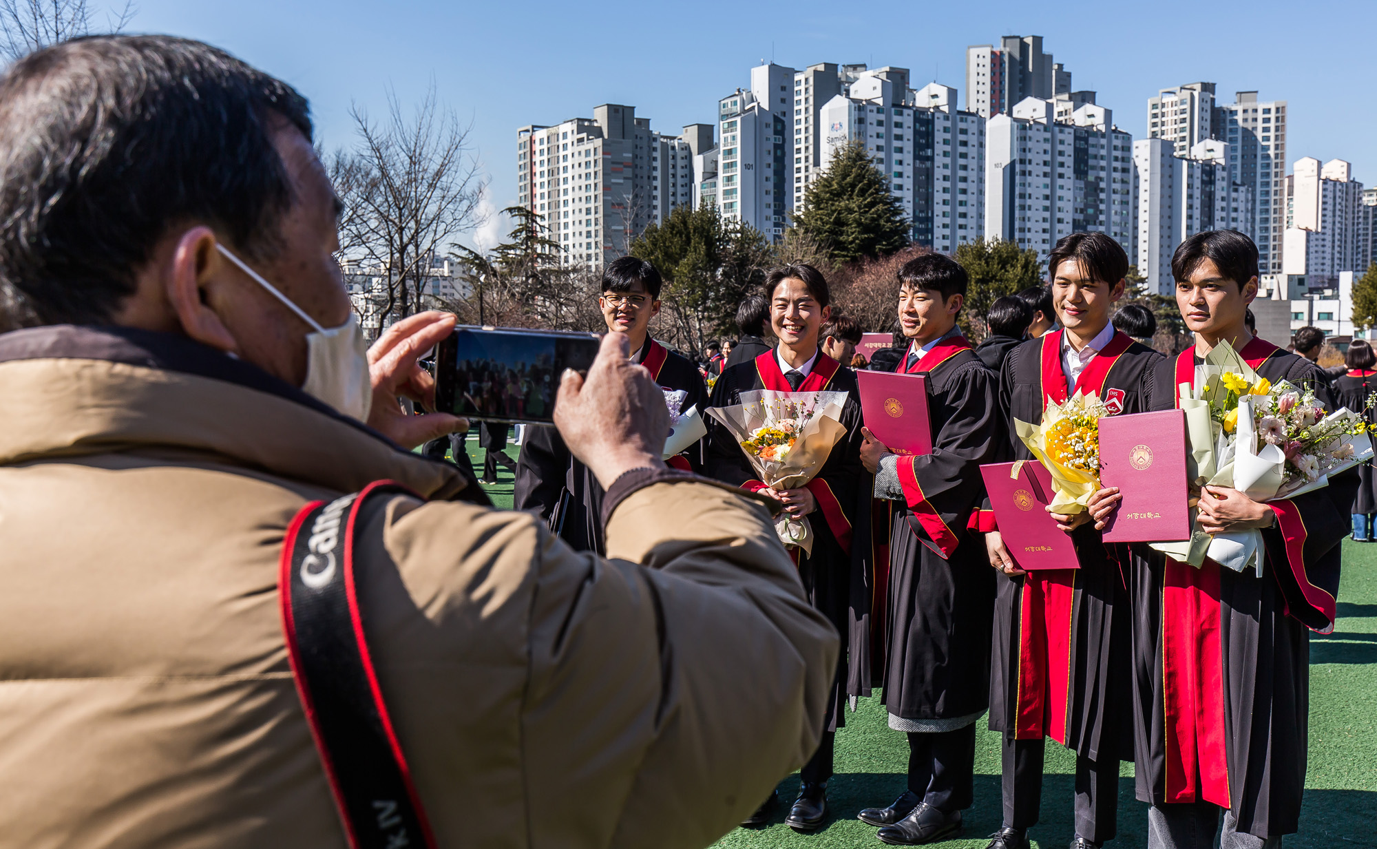 사회;세태;대학교졸업식;서강대학교졸업식;서강대졸업식;대학교학위수여식;졸업생;학사모