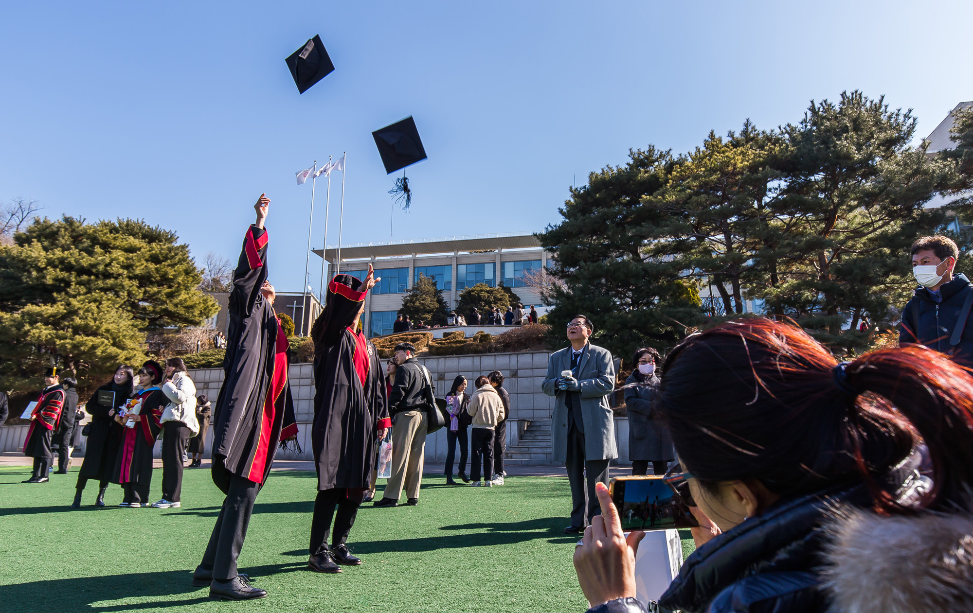 사회;세태;대학교졸업식;서강대학교졸업식;서강대졸업식;대학교학위수여식;졸업생;학사모