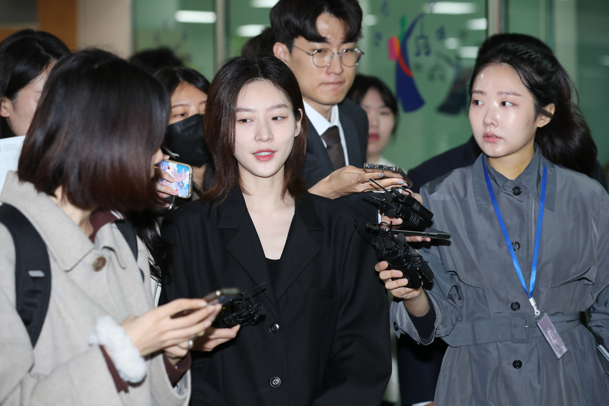 사회;연예;음주운전;1심;공판;재판;출석