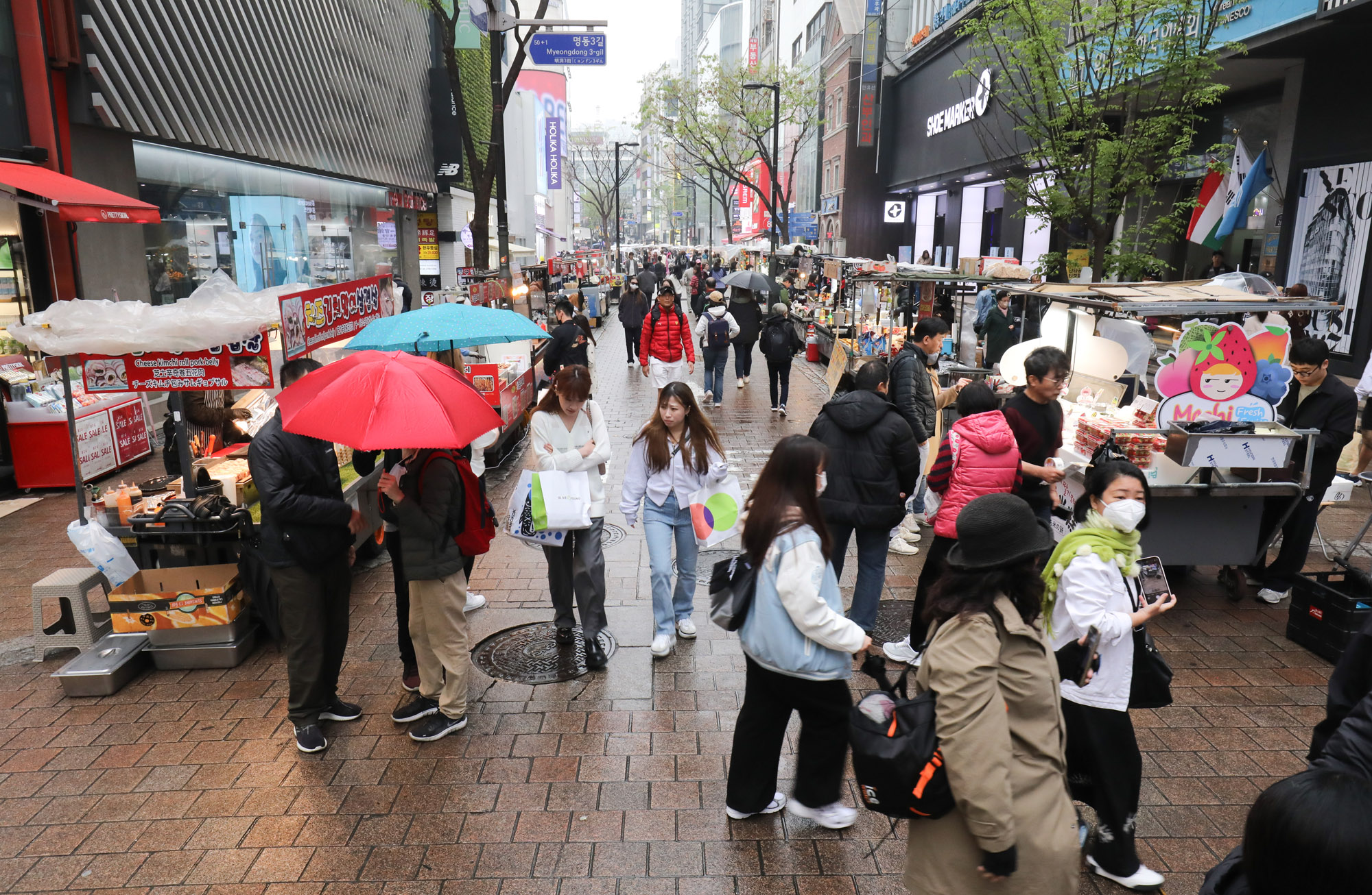 명동;명동외국인;활기찬명동