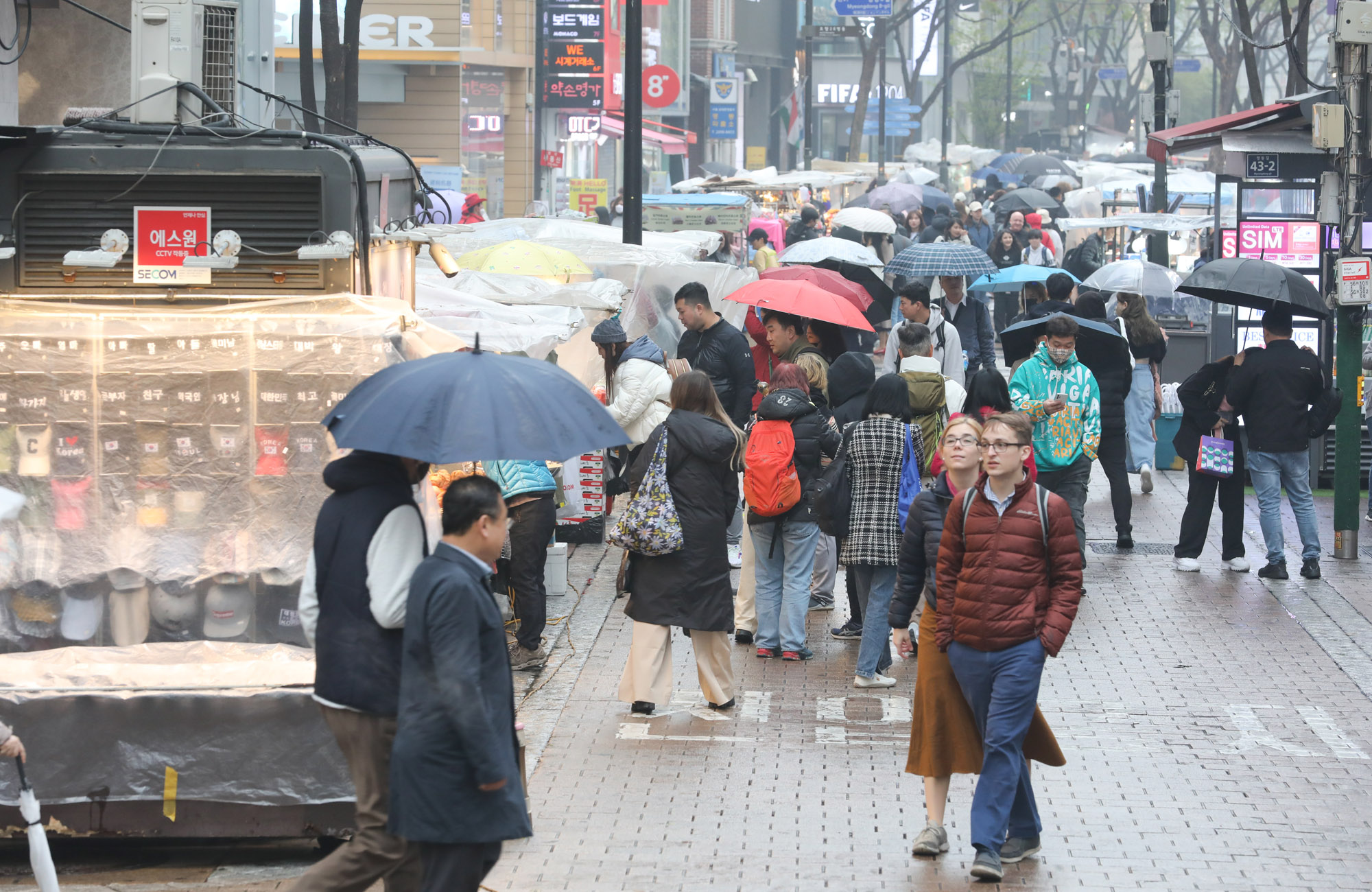 명동;명동외국인;활기찬명동