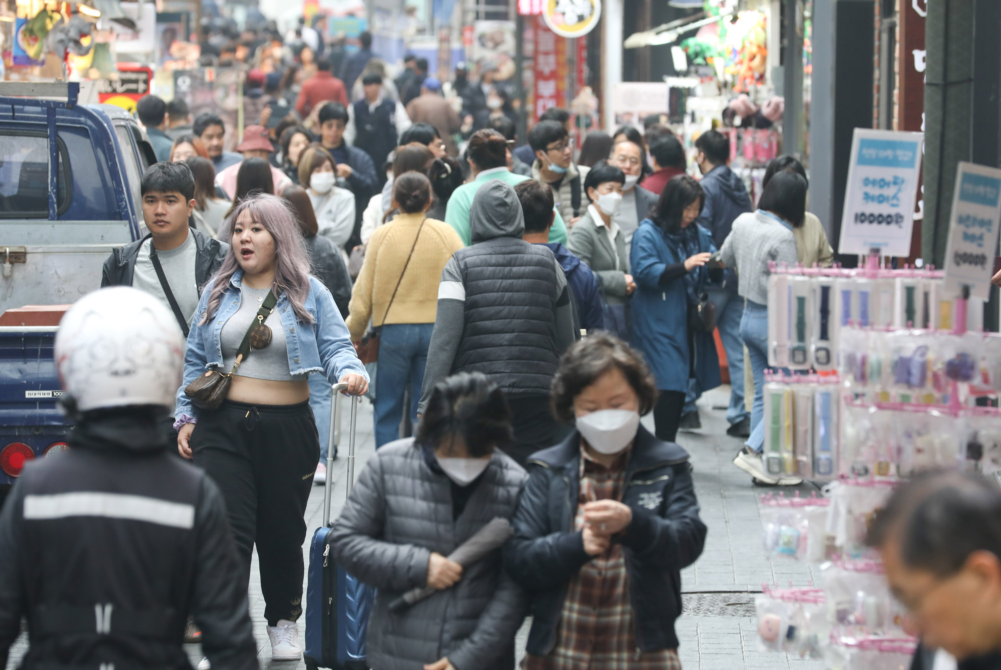 명동;명동상권;명동외국인