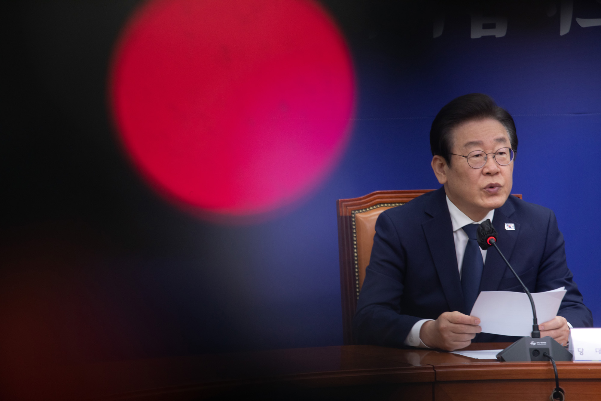 정치;더불어민주당;이재명;기자회견;우크라이나;무기지원;러시아