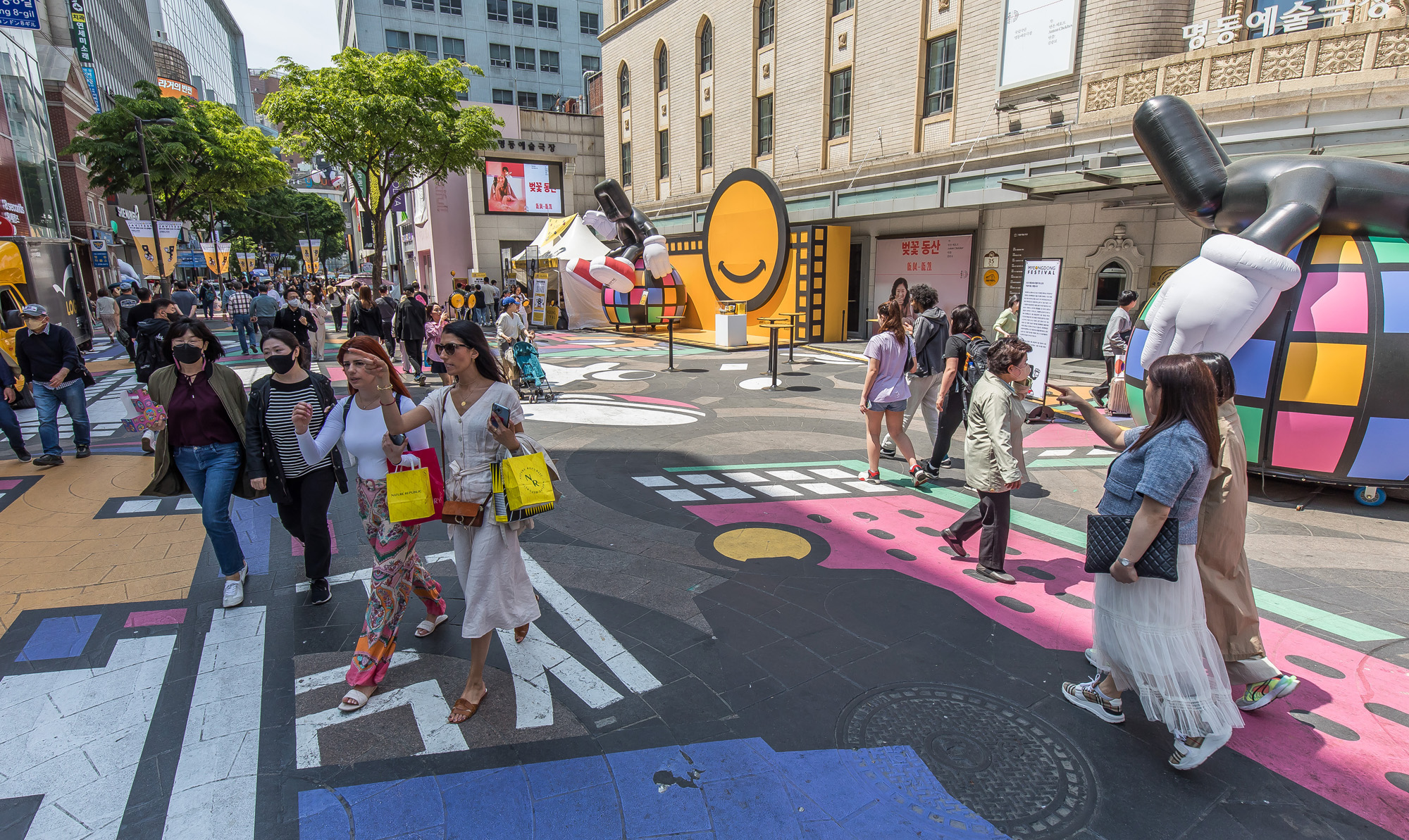 사회;문화;축제;페스티벌;명동페스티벌;롯데백화점행사;명동상권;명동거리;2023명동페스티벌