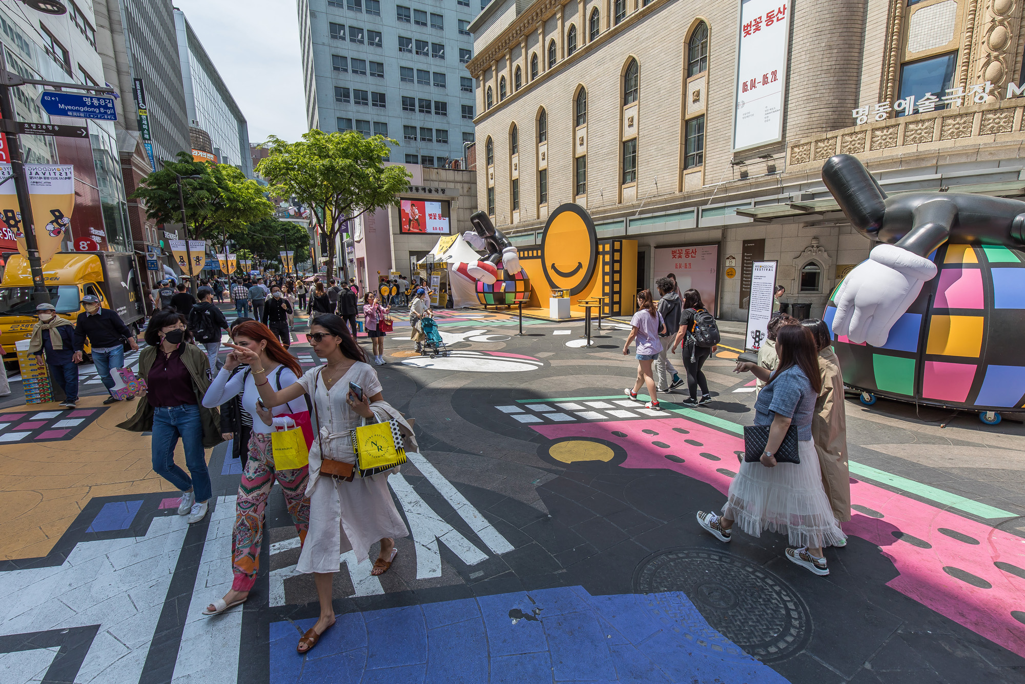 사회;문화;축제;페스티벌;명동페스티벌;롯데백화점행사;명동상권;명동거리;2023명동페스티벌