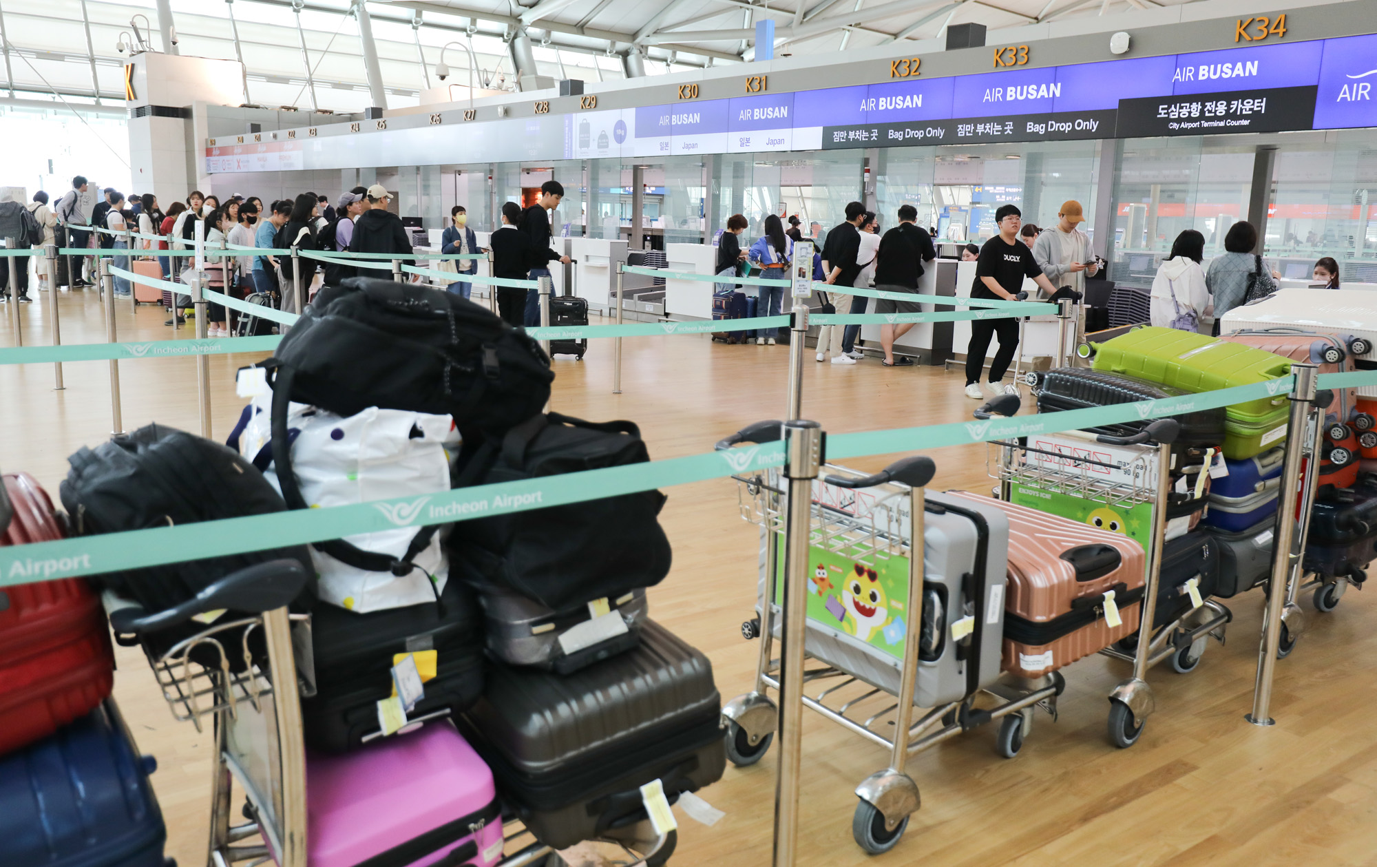 인천공항;해외출국;일본여행;일본관광;출입국