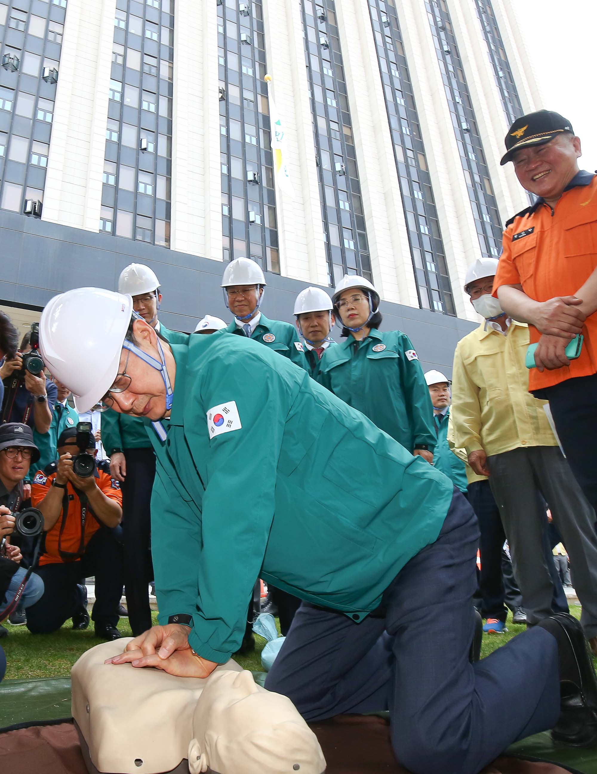 민방위 정부서울청사 훈련