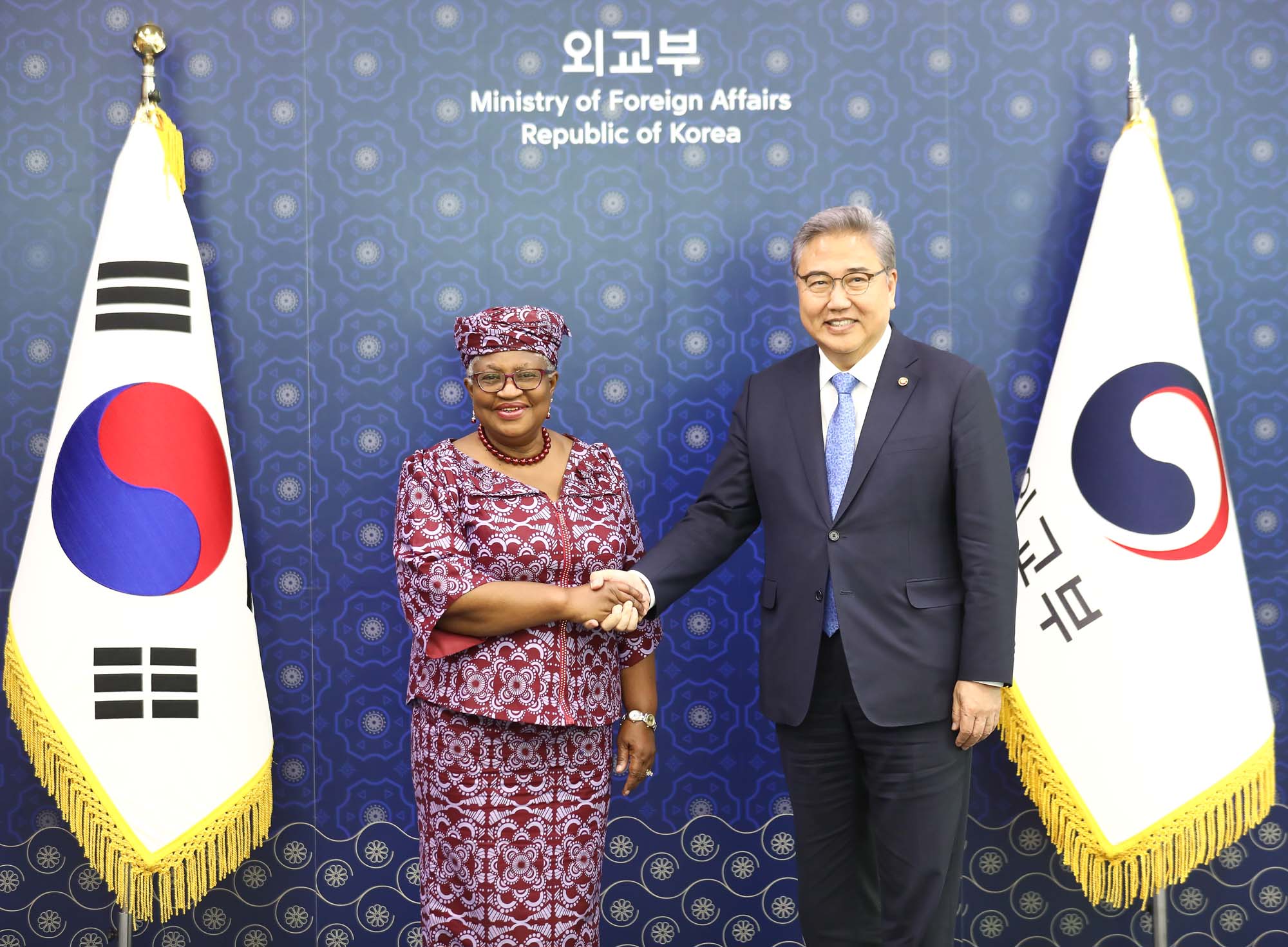 외교장관;WTO 사무총장 접견