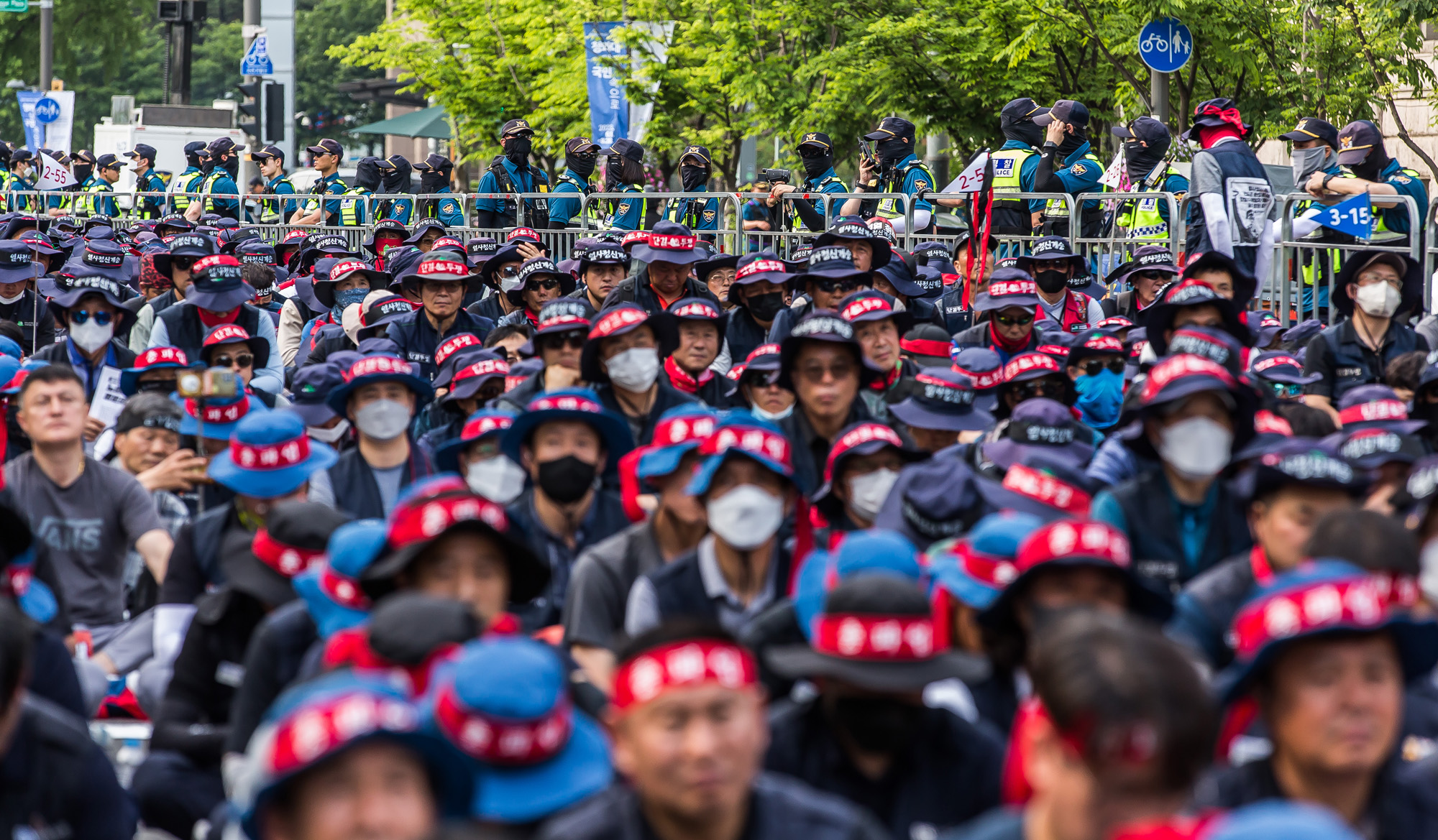 집회;시위;민주노총;민주노총총력투쟁대회;경찰과잉진압;경찰캡사이신