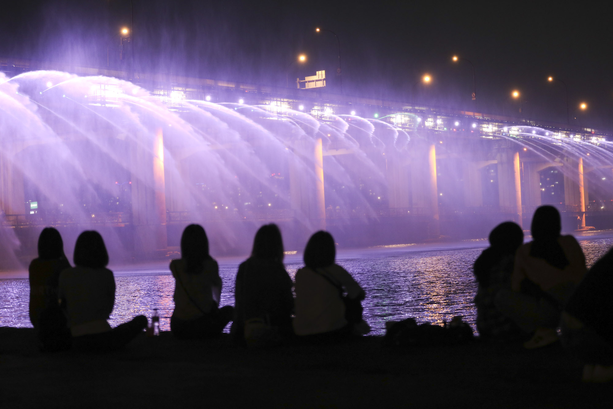 방탄소년단;아미;세빛섬;잠수교분수