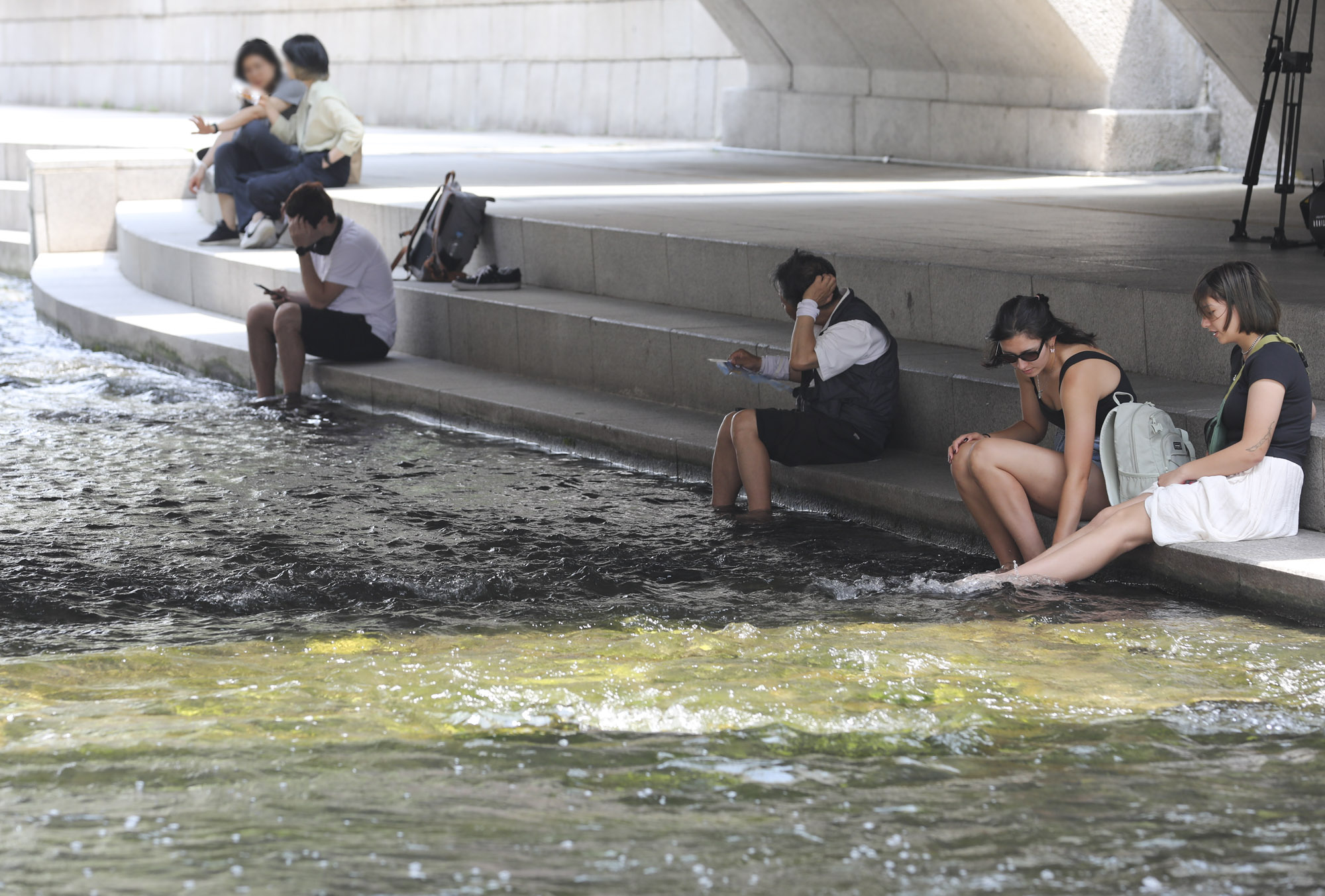 폭염;더위;광화문폭염;날씨;청계천폭염