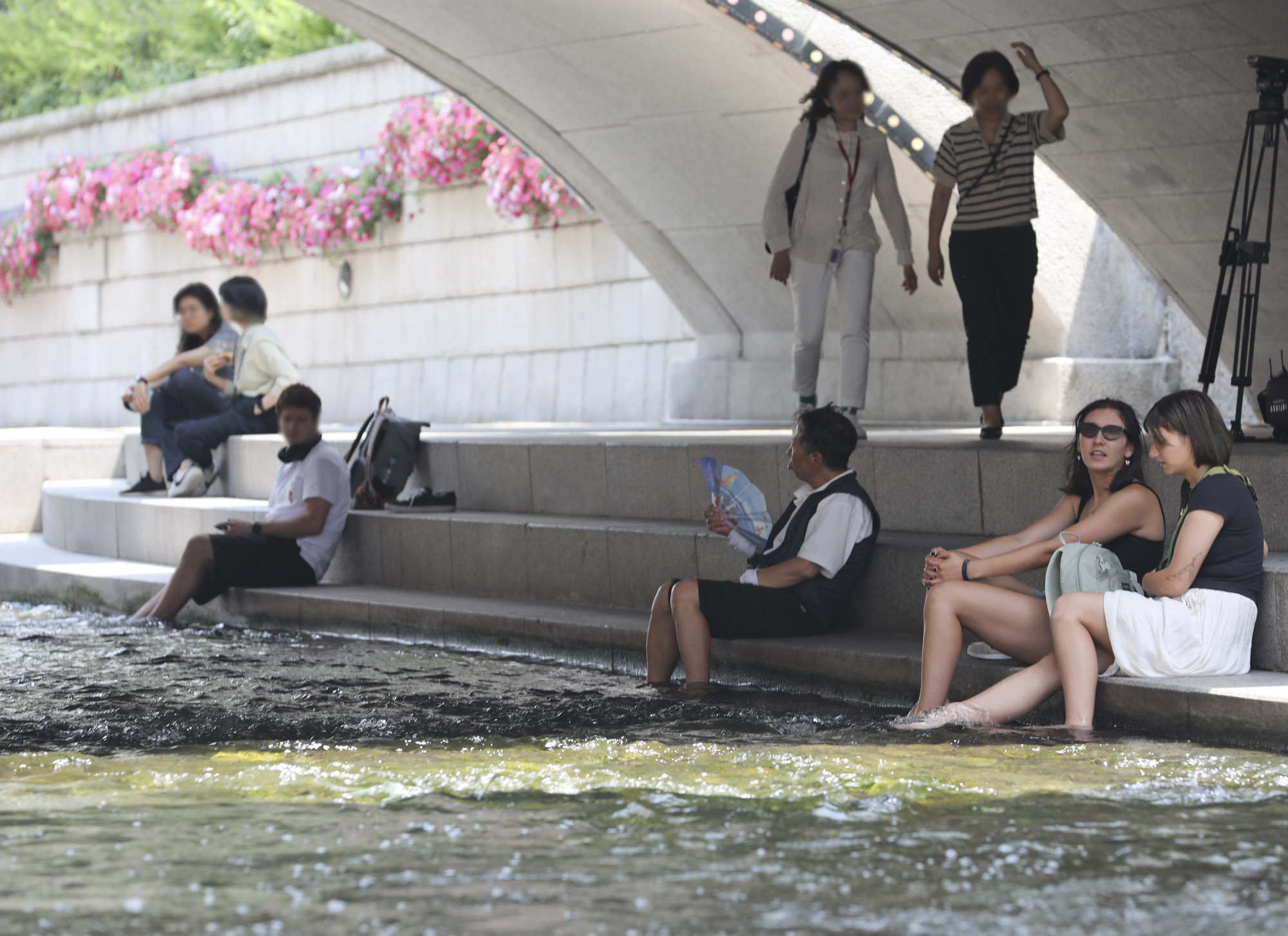 폭염;더위;광화문폭염;날씨;청계천폭염