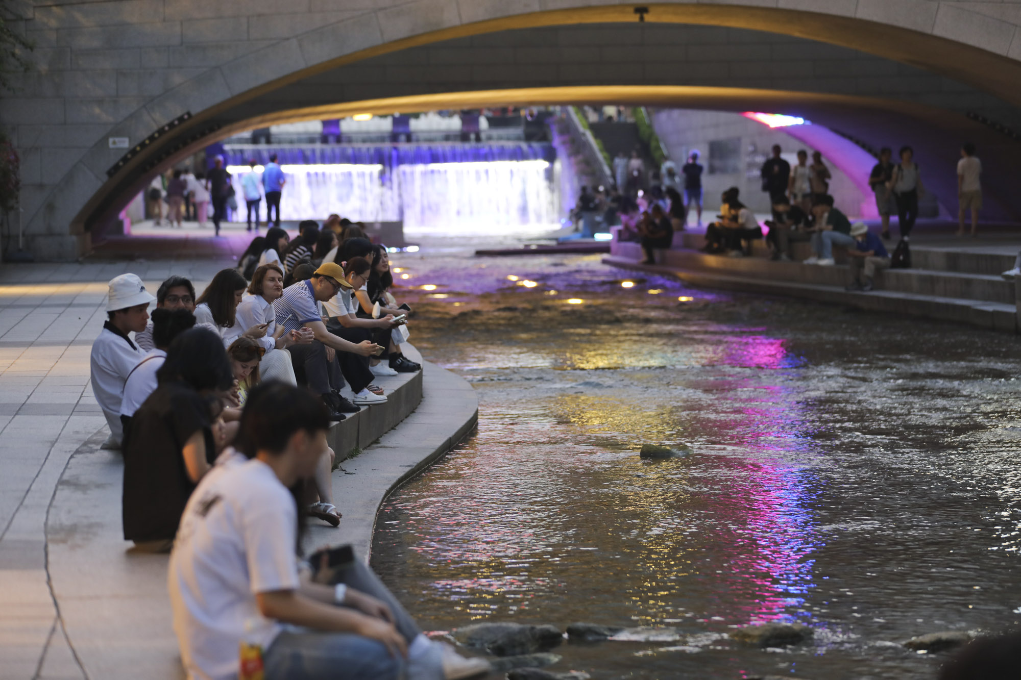 무더위;청계천;열대야