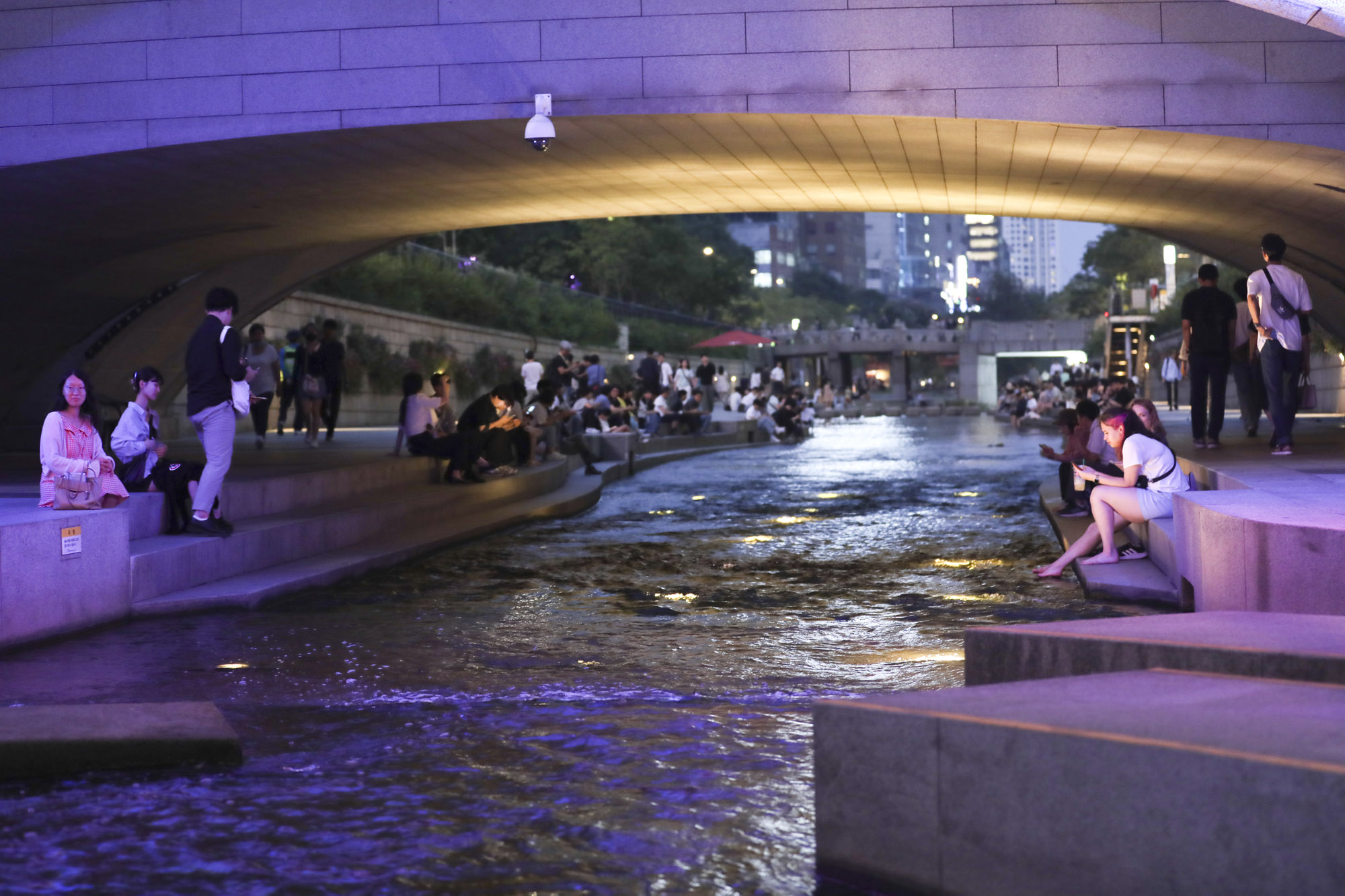 무더위;청계천;열대야