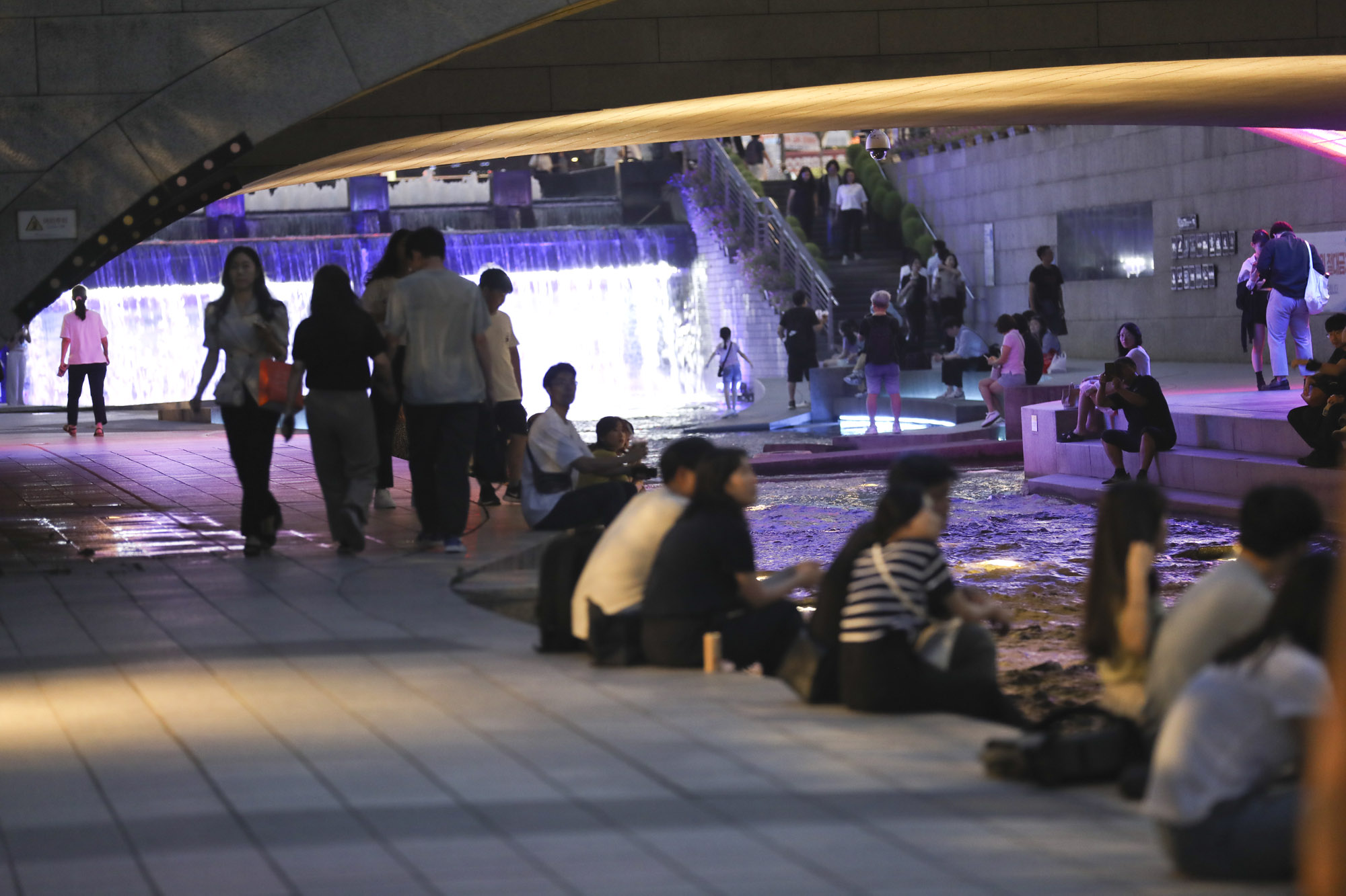 무더위;청계천;열대야