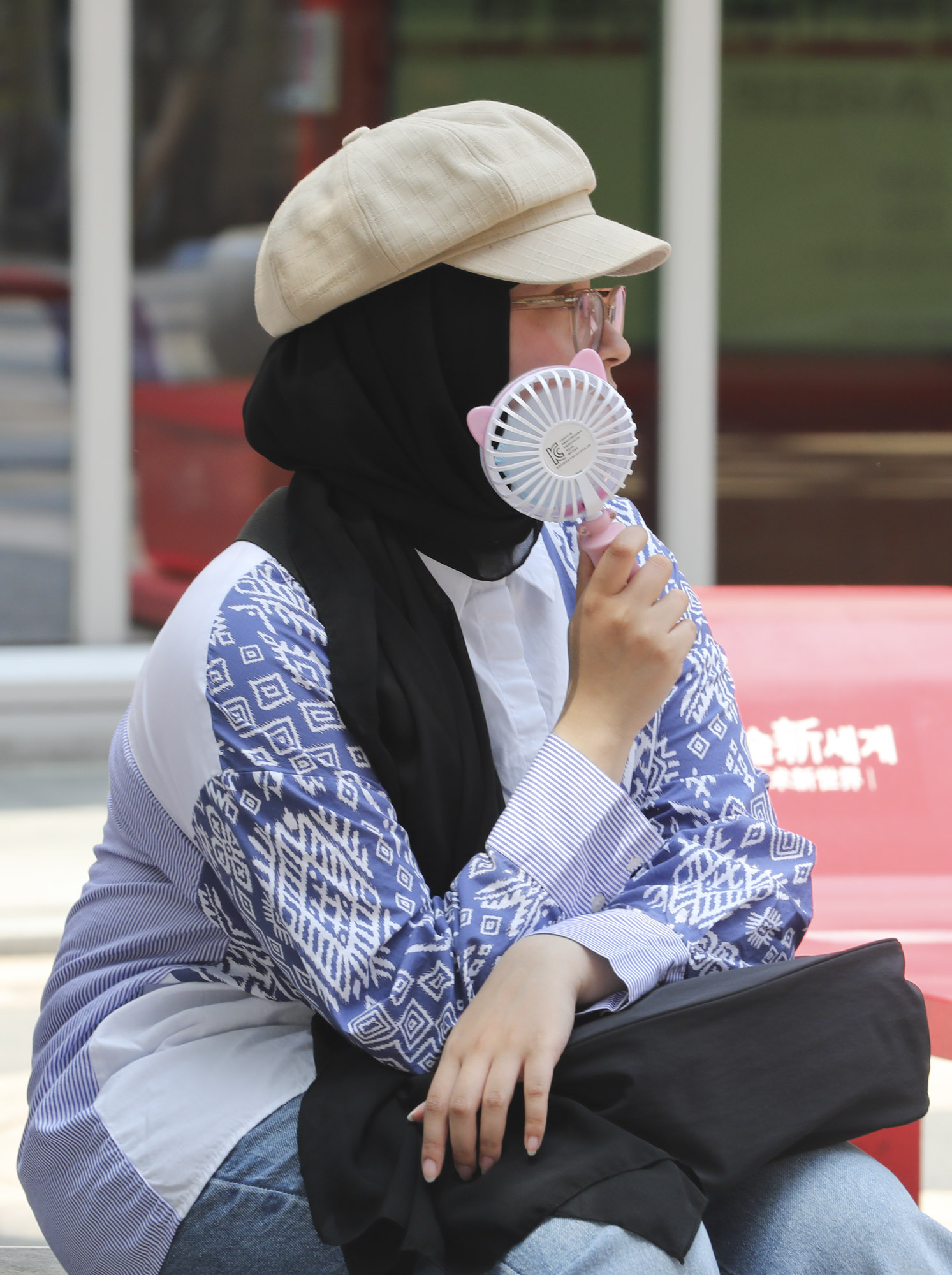 명동;폭염;명동외국인