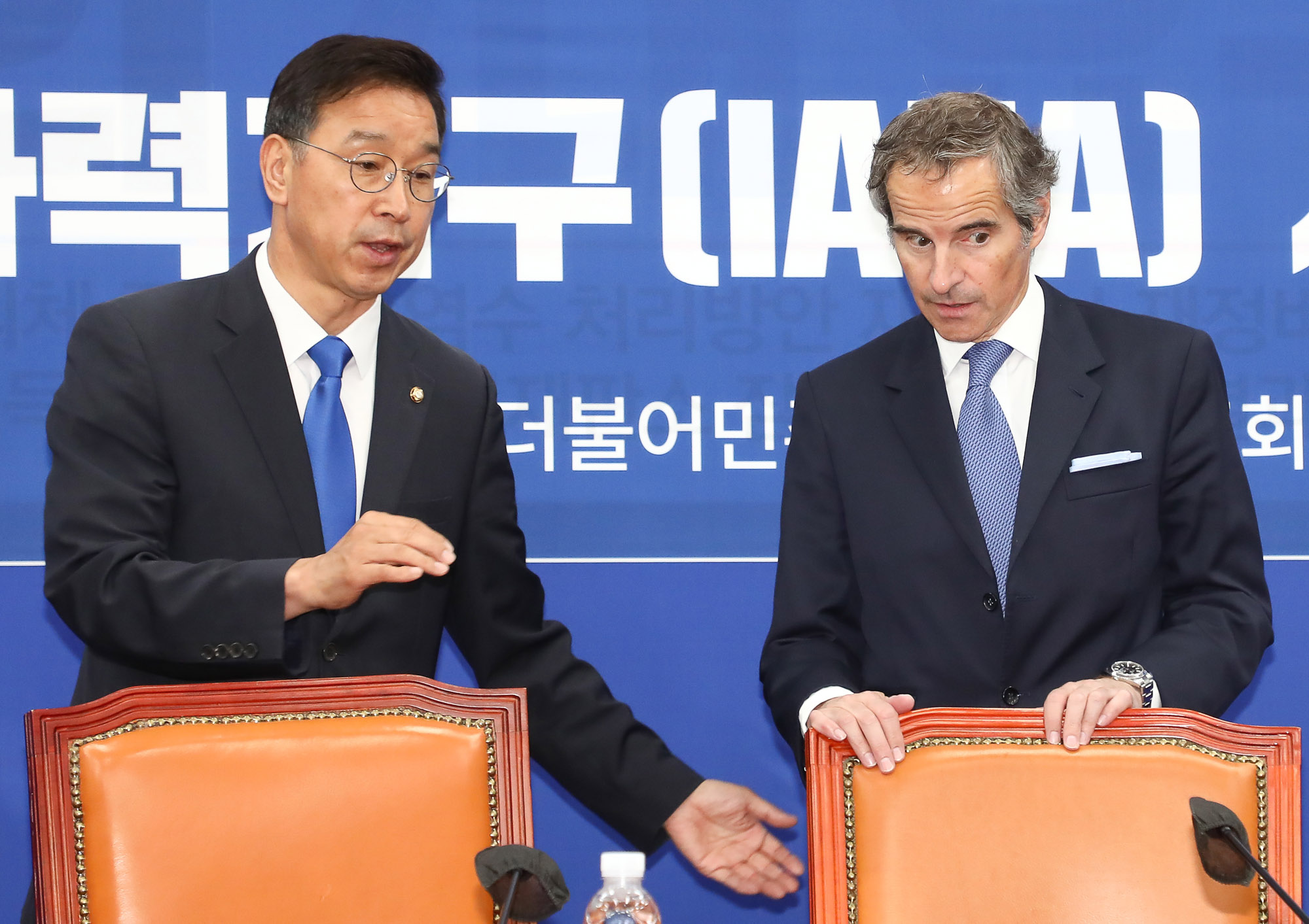 라파엘 그로시 IAEA 민주당 위성곤 후쿠시마 국회