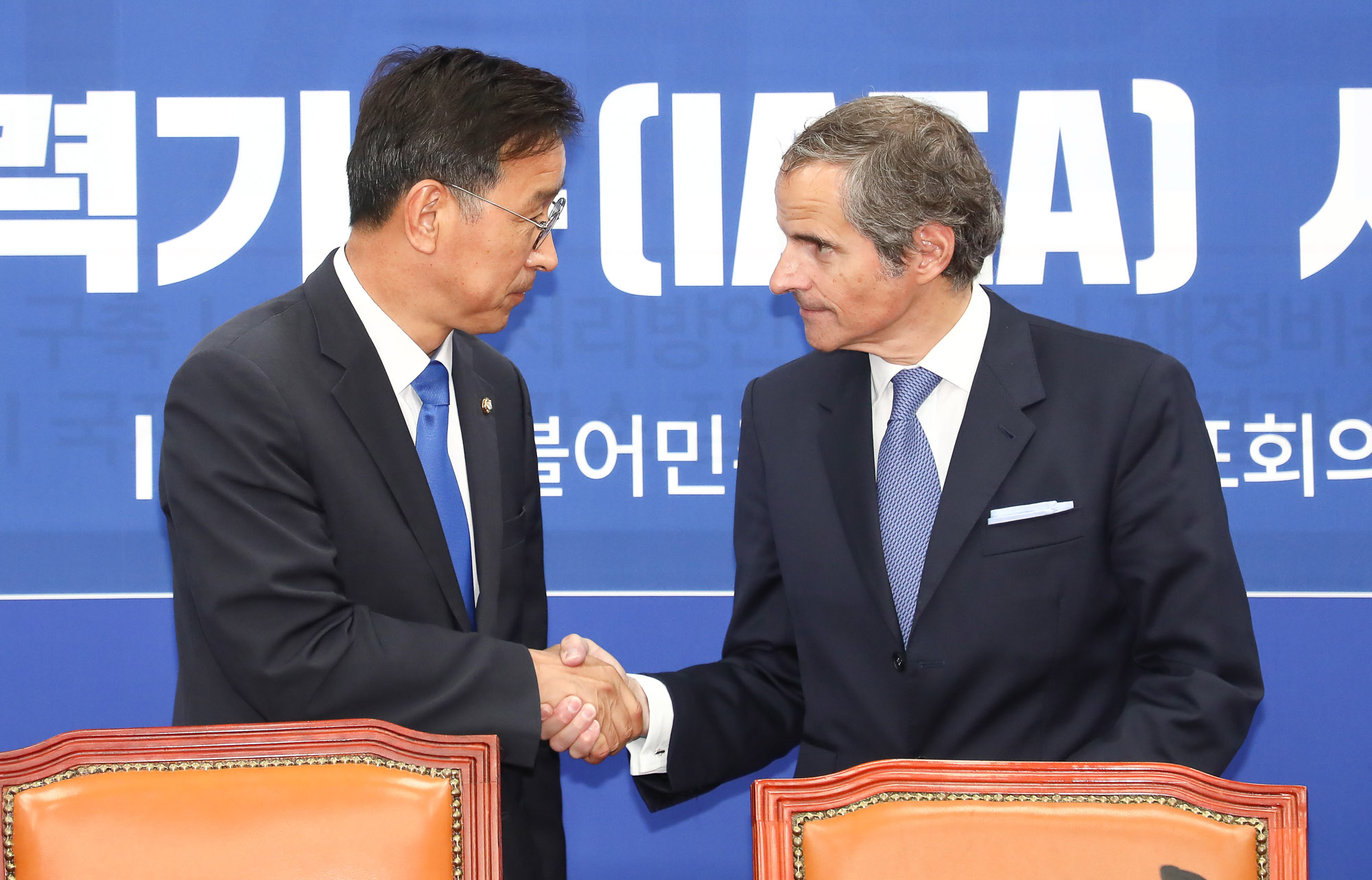 라파엘 그로시 IAEA 민주당 위성곤 후쿠시마 국회