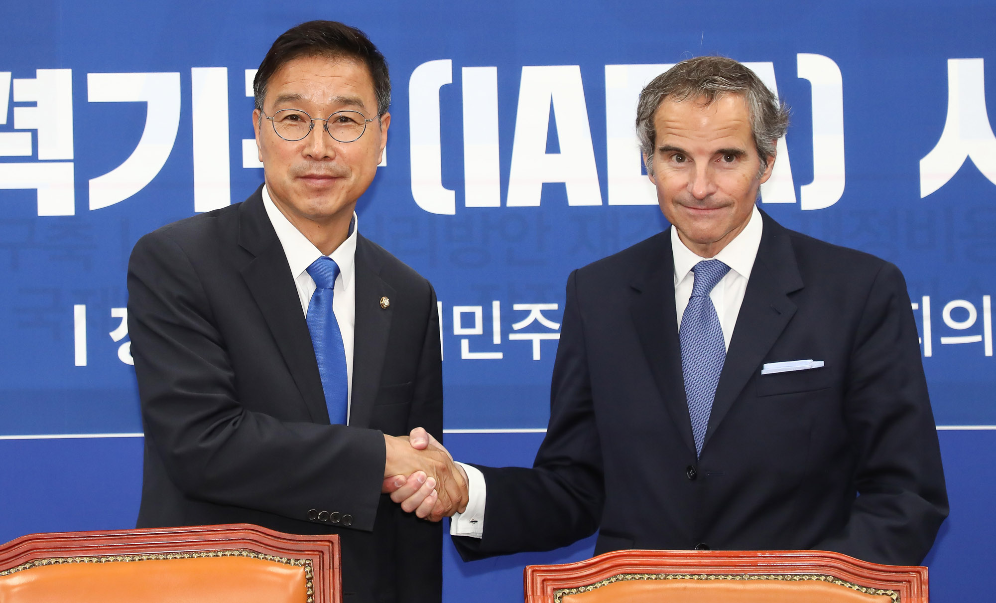 라파엘 그로시 IAEA 민주당 위성곤 후쿠시마 국회