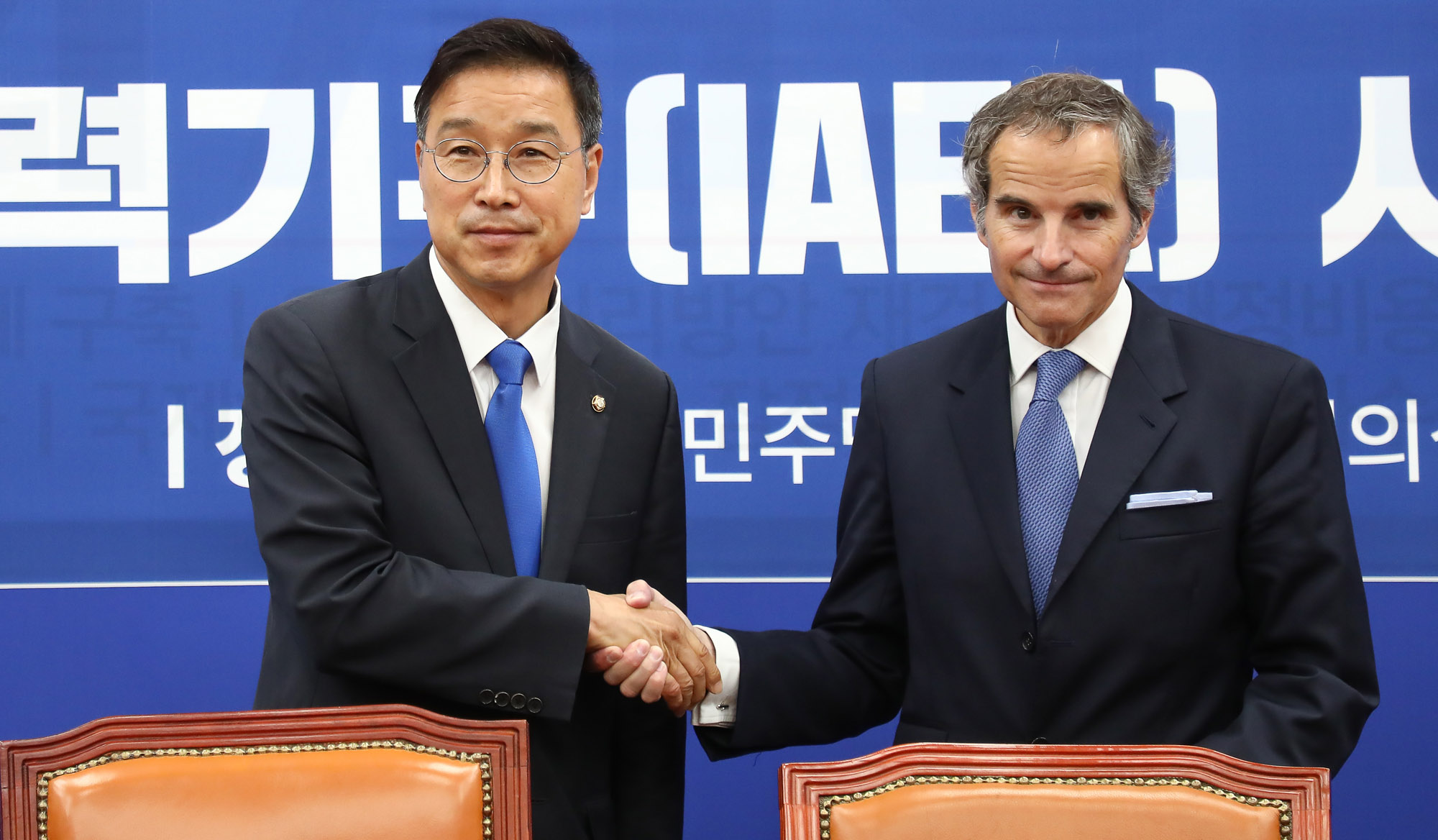 라파엘 그로시 IAEA 민주당 위성곤 후쿠시마 국회