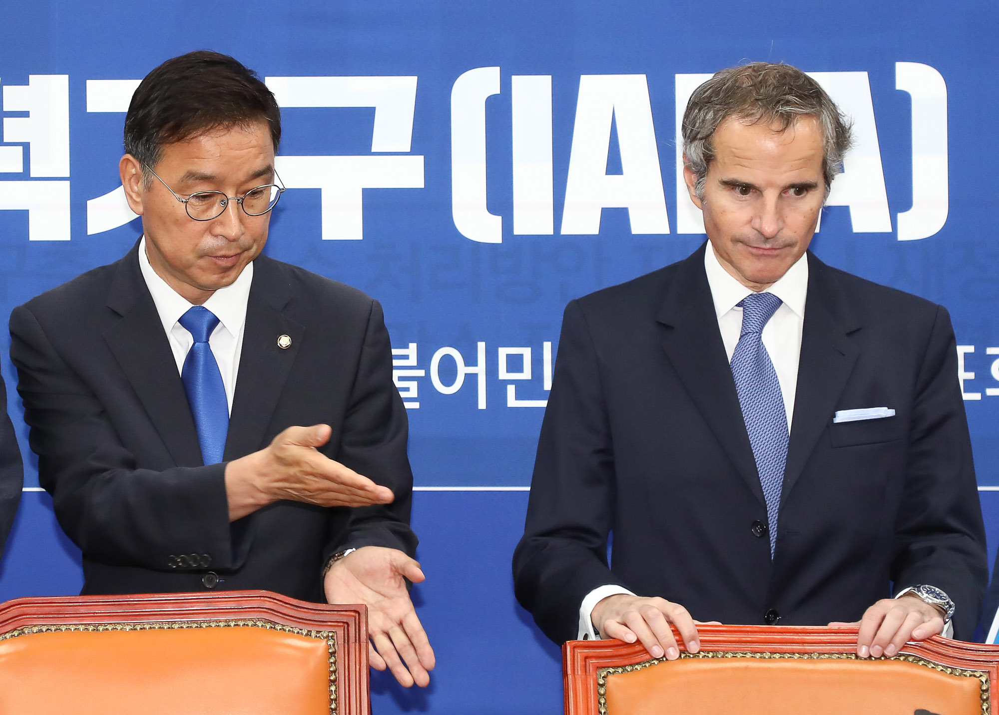 라파엘 그로시 IAEA 민주당 위성곤 후쿠시마 국회