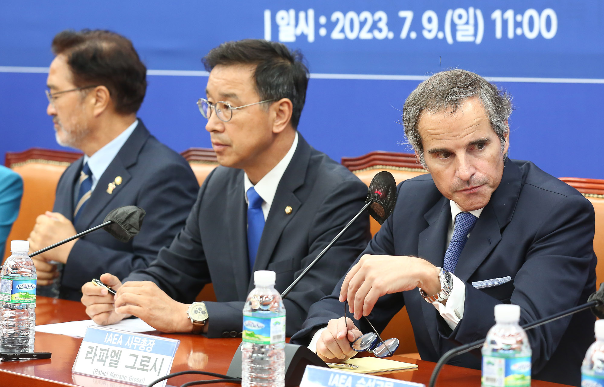 라파엘 그로시 IAEA 민주당 위성곤 후쿠시마 국회