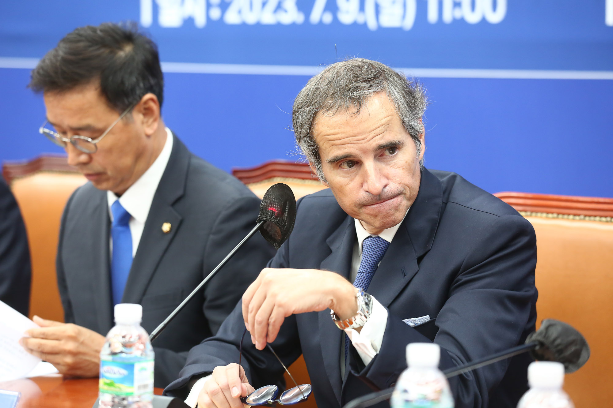 라파엘 그로시 IAEA 민주당 위성곤 후쿠시마 국회