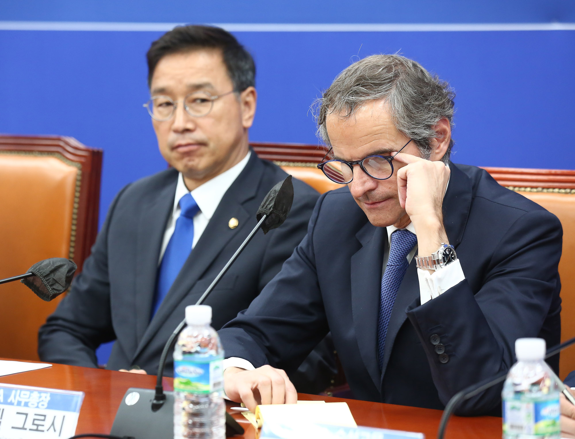 라파엘 그로시 IAEA 민주당 위성곤 후쿠시마 국회