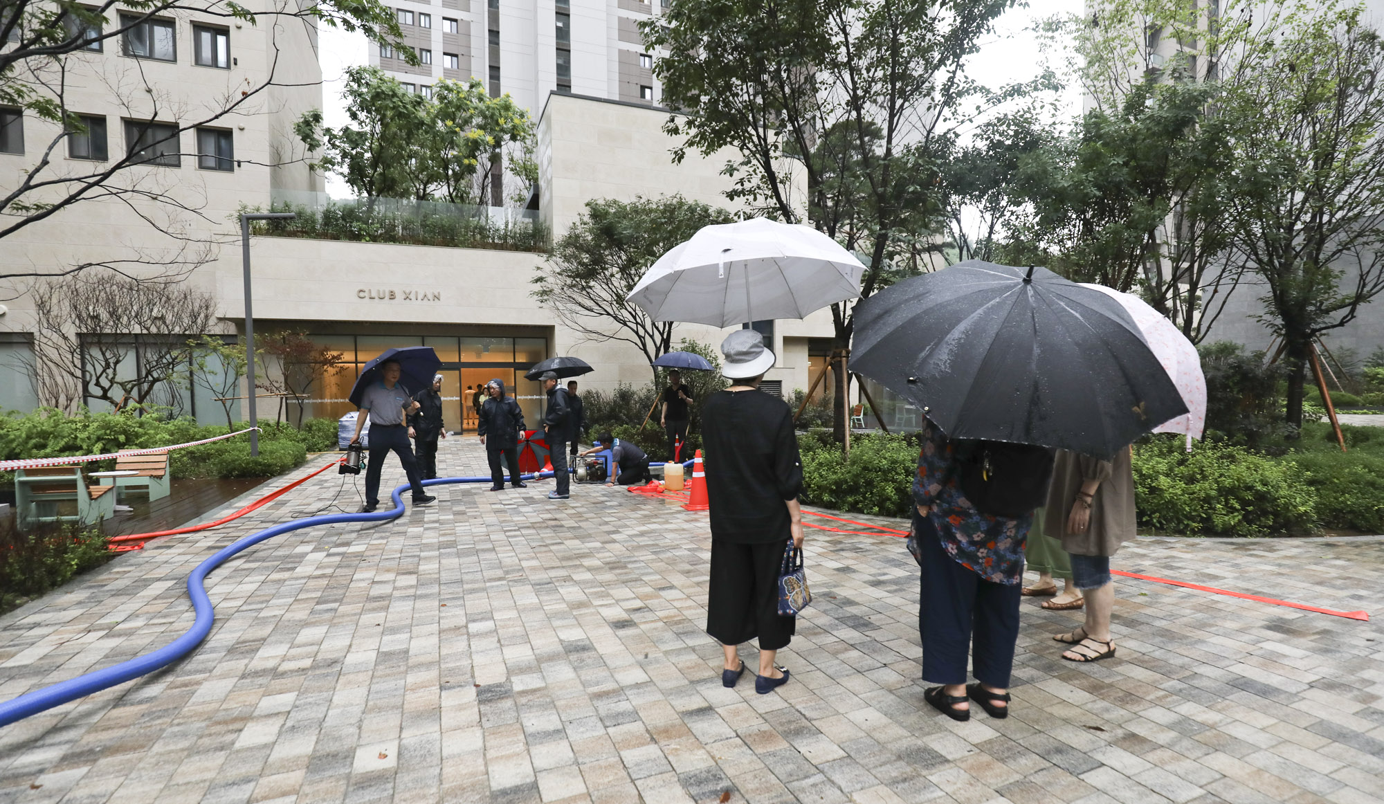 서울폭우;자이폭우;아파트침수