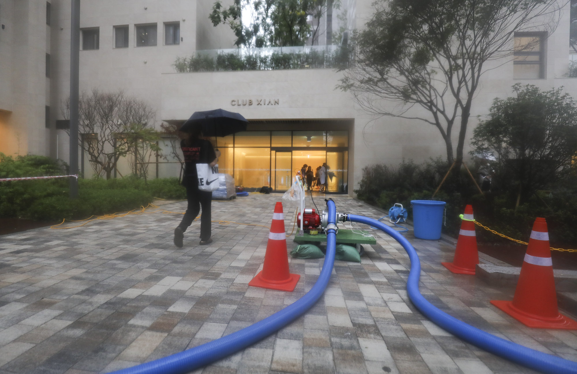 자이침수;아파트침수;폭우;장마