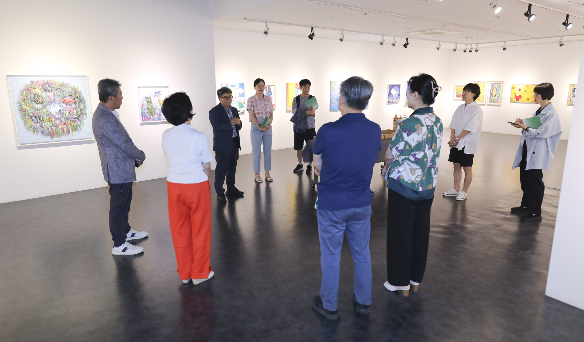 한국미술응원프로젝트;KAUP;전시오프닝