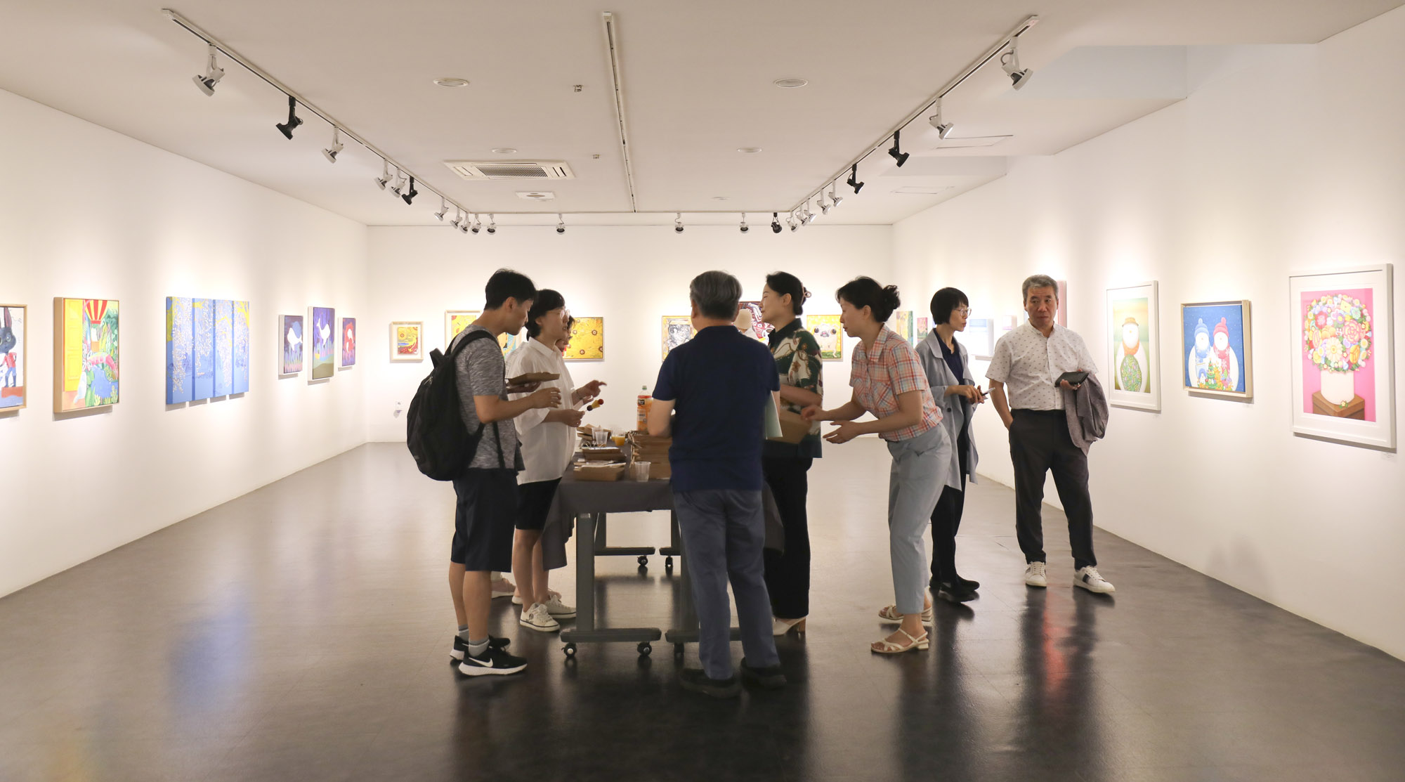 한국미술응원프로젝트;KAUP;전시오프닝