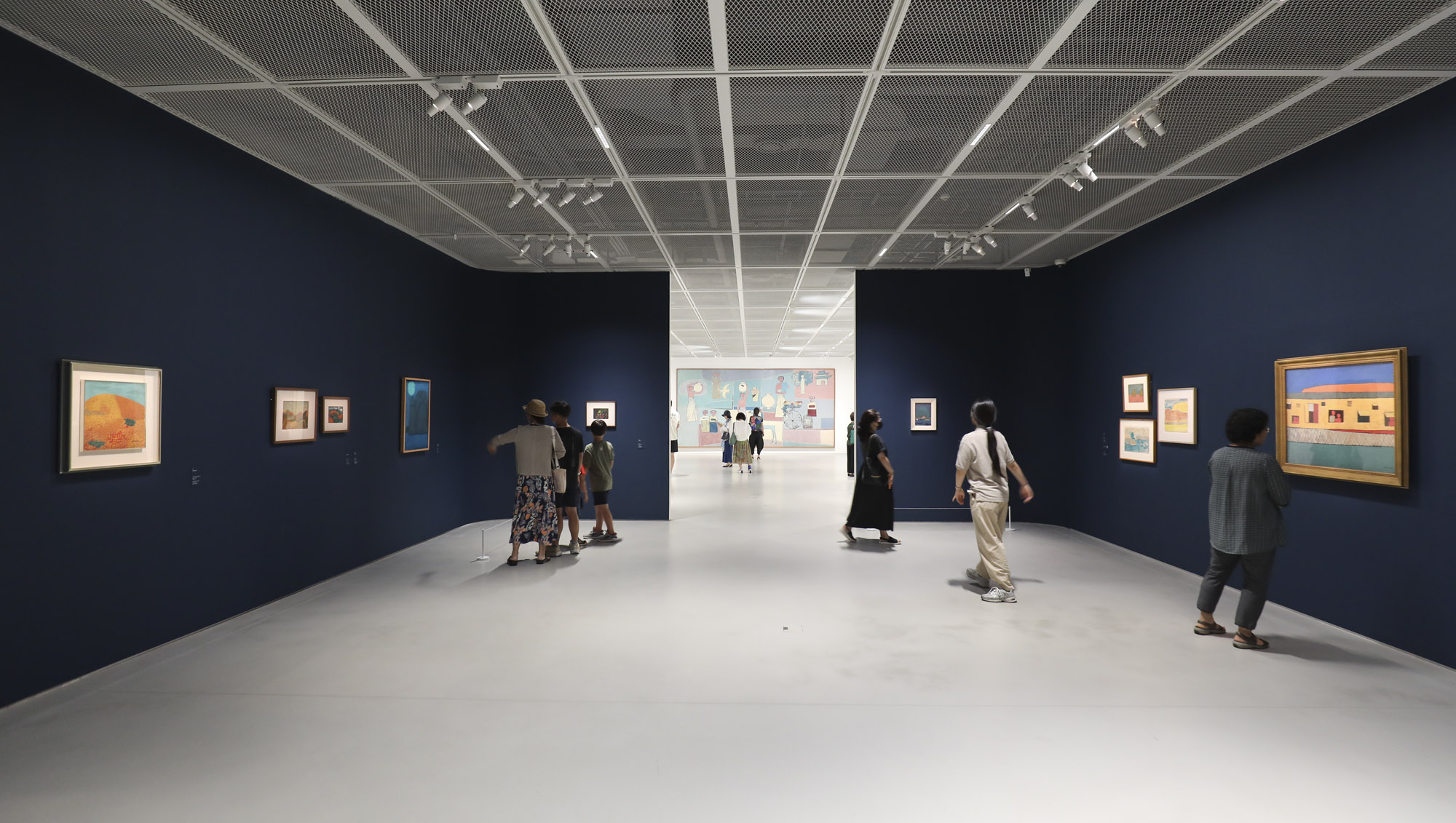 호암미술관;전시회;김환기;김환기작가;김환기회고전