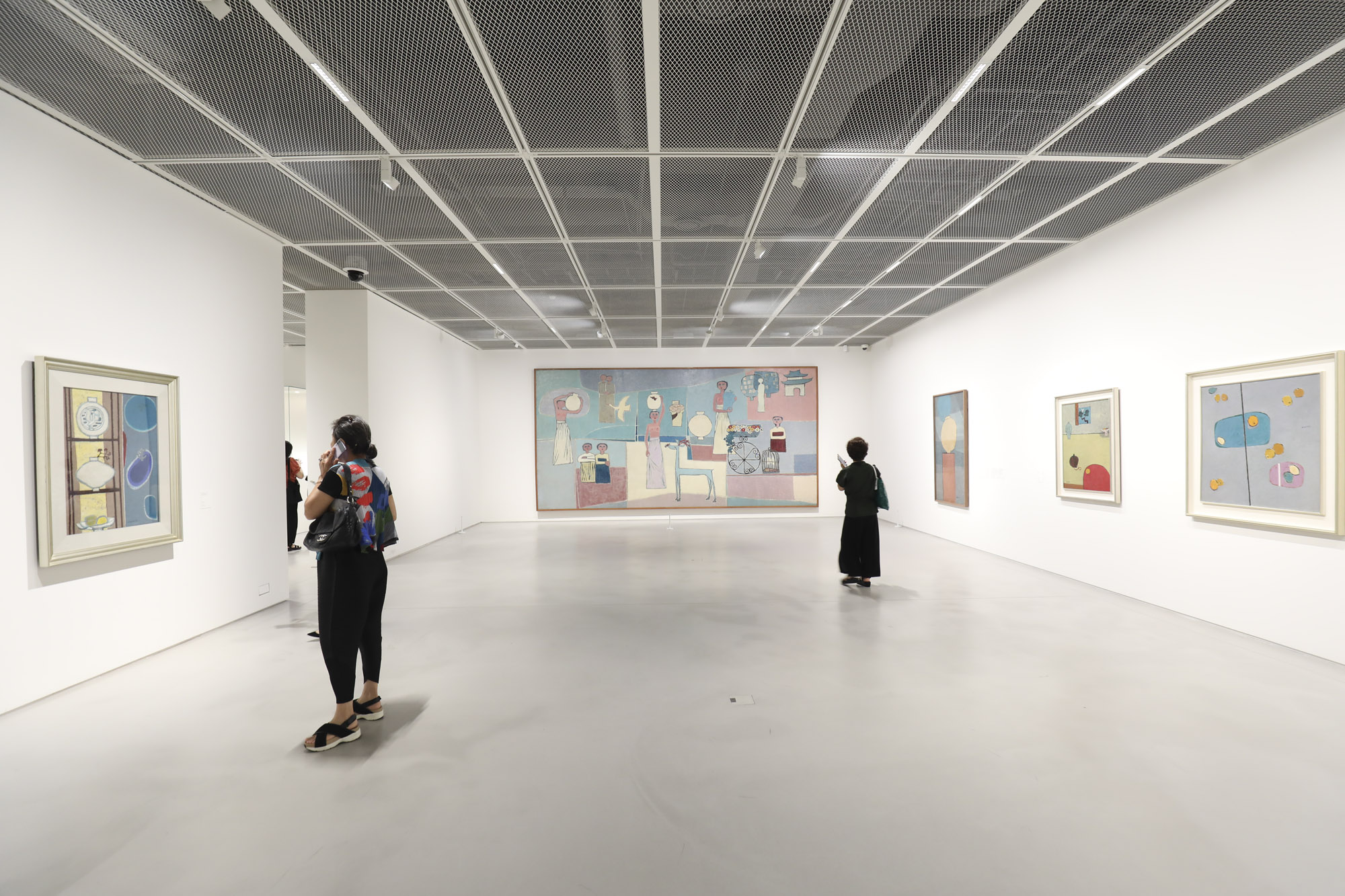 호암미술관;전시회;김환기;김환기작가;김환기회고전