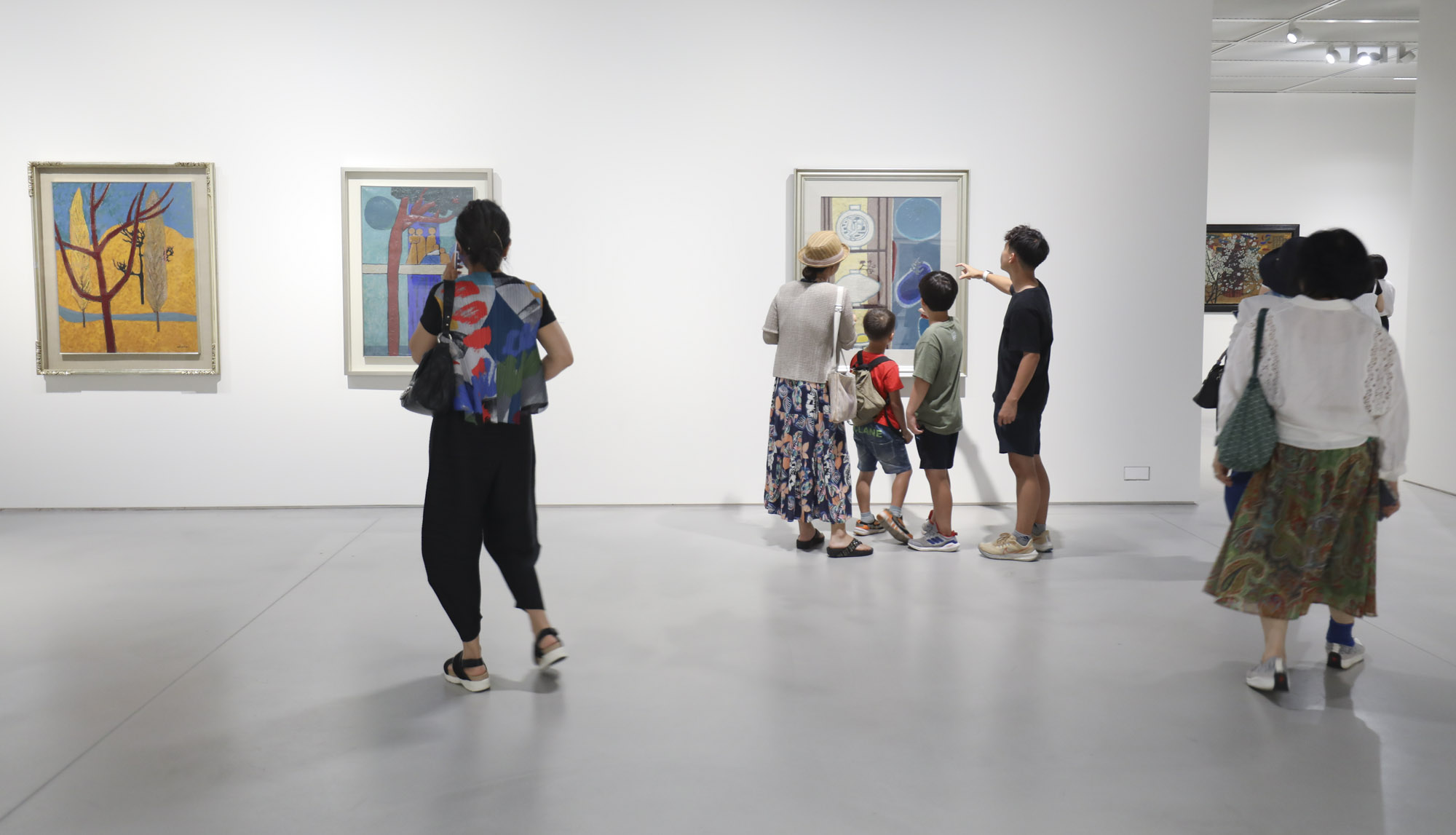 호암미술관;전시회;김환기;김환기작가;김환기회고전