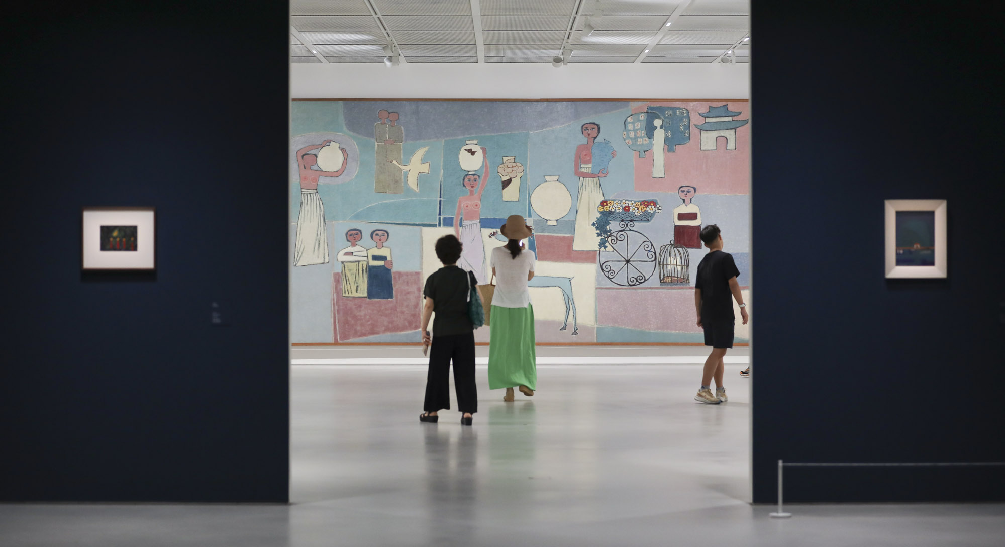 호암미술관;전시회;김환기;김환기작가;김환기회고전