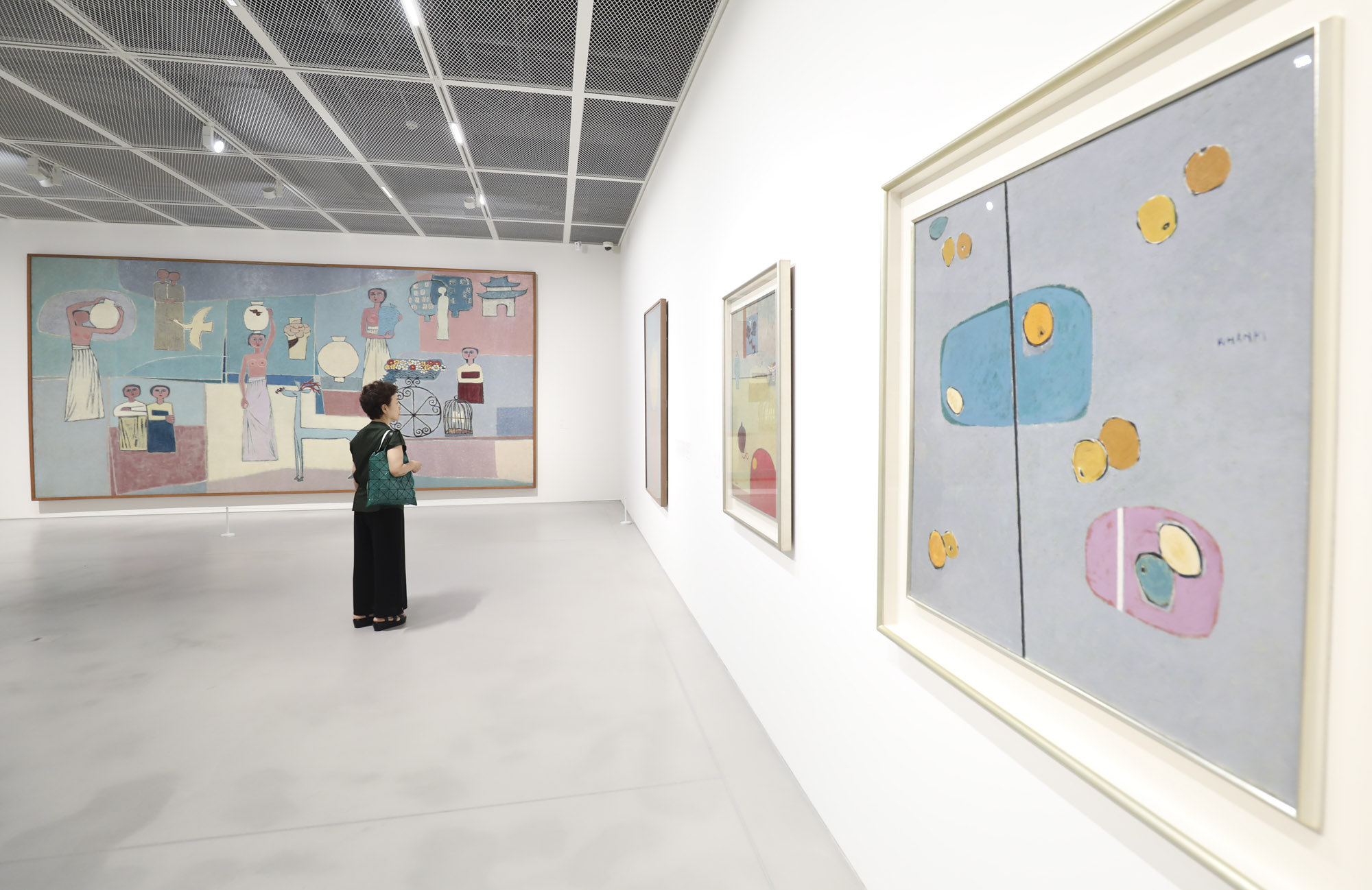 호암미술관;전시회;김환기;김환기작가;김환기회고전