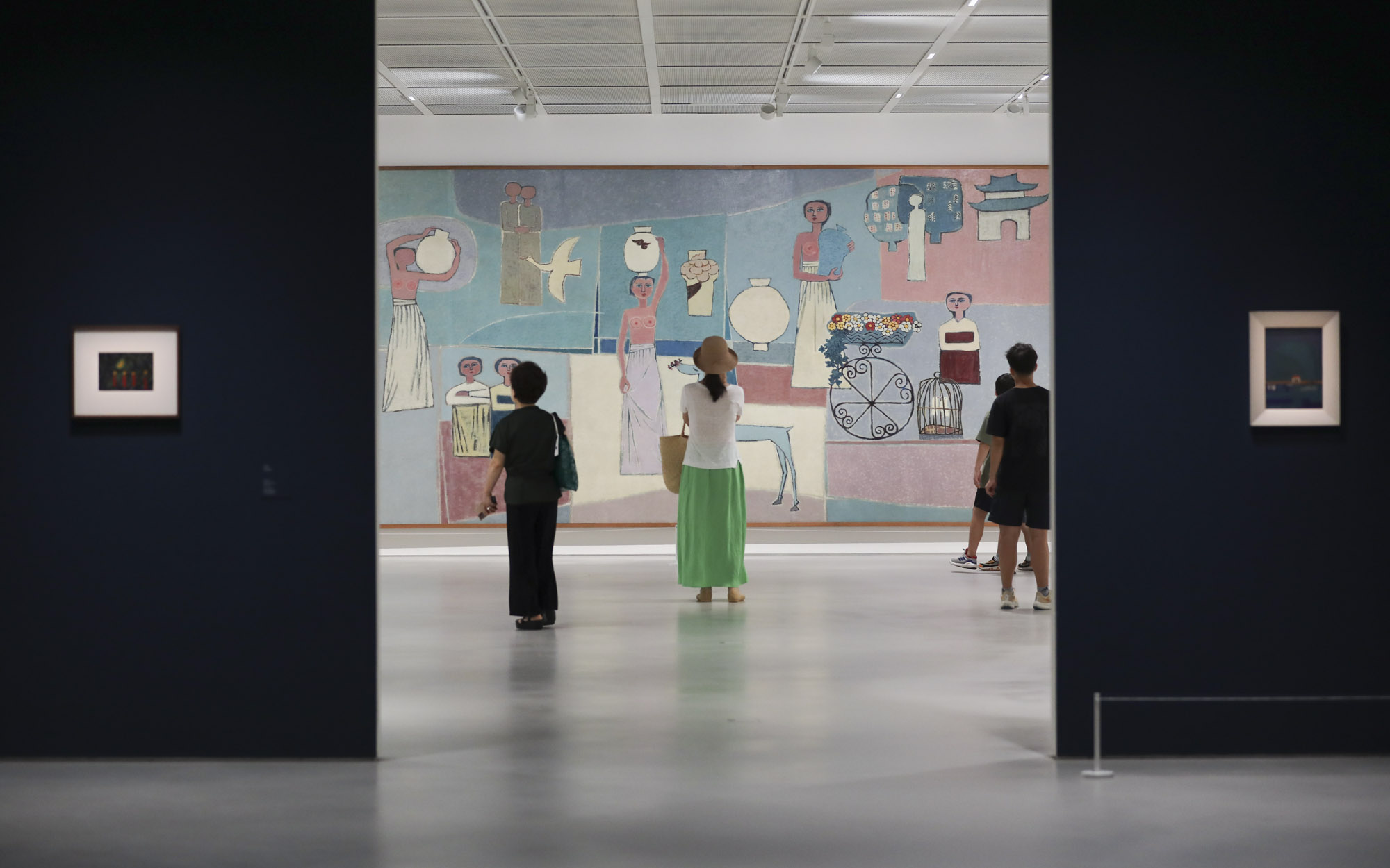 호암미술관;전시회;김환기;김환기작가;김환기회고전