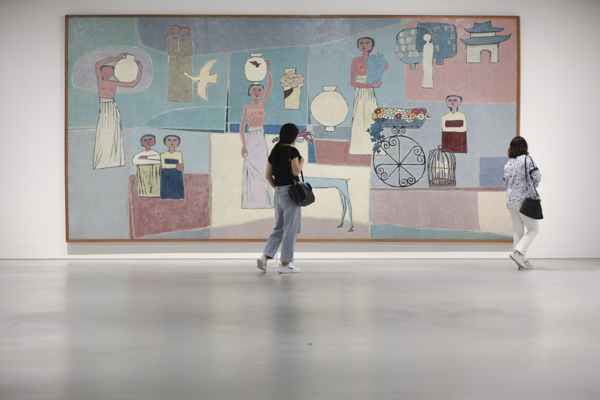 호암미술관;전시회;김환기;김환기작가;김환기회고전