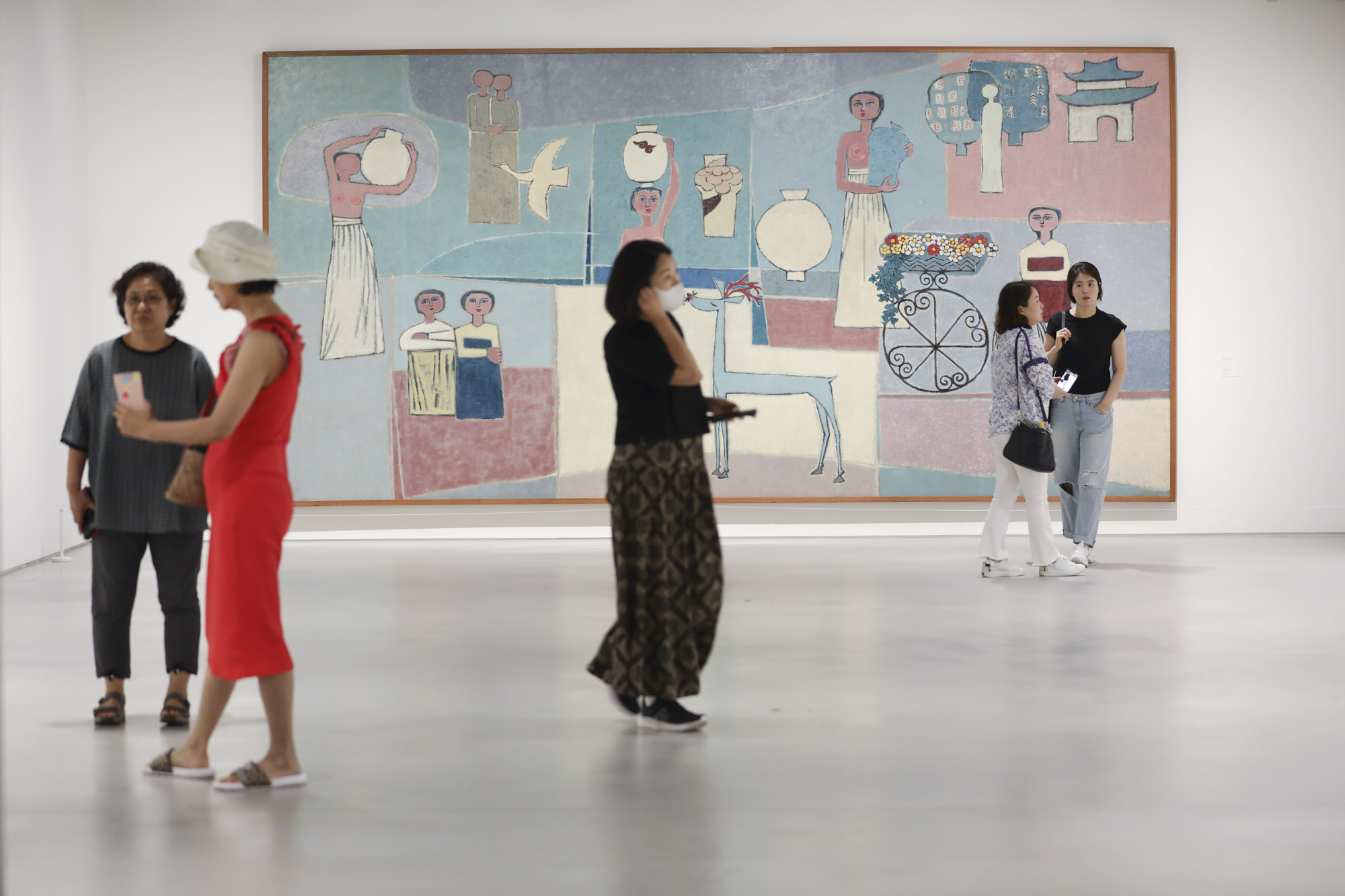 호암미술관;전시회;김환기;김환기작가;김환기회고전