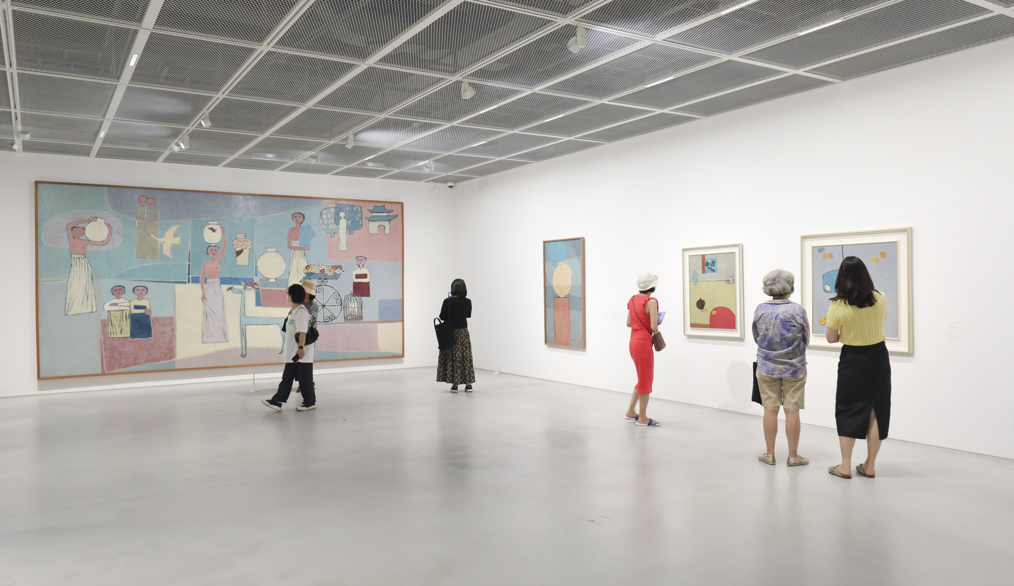 호암미술관;전시회;김환기;김환기작가;김환기회고전