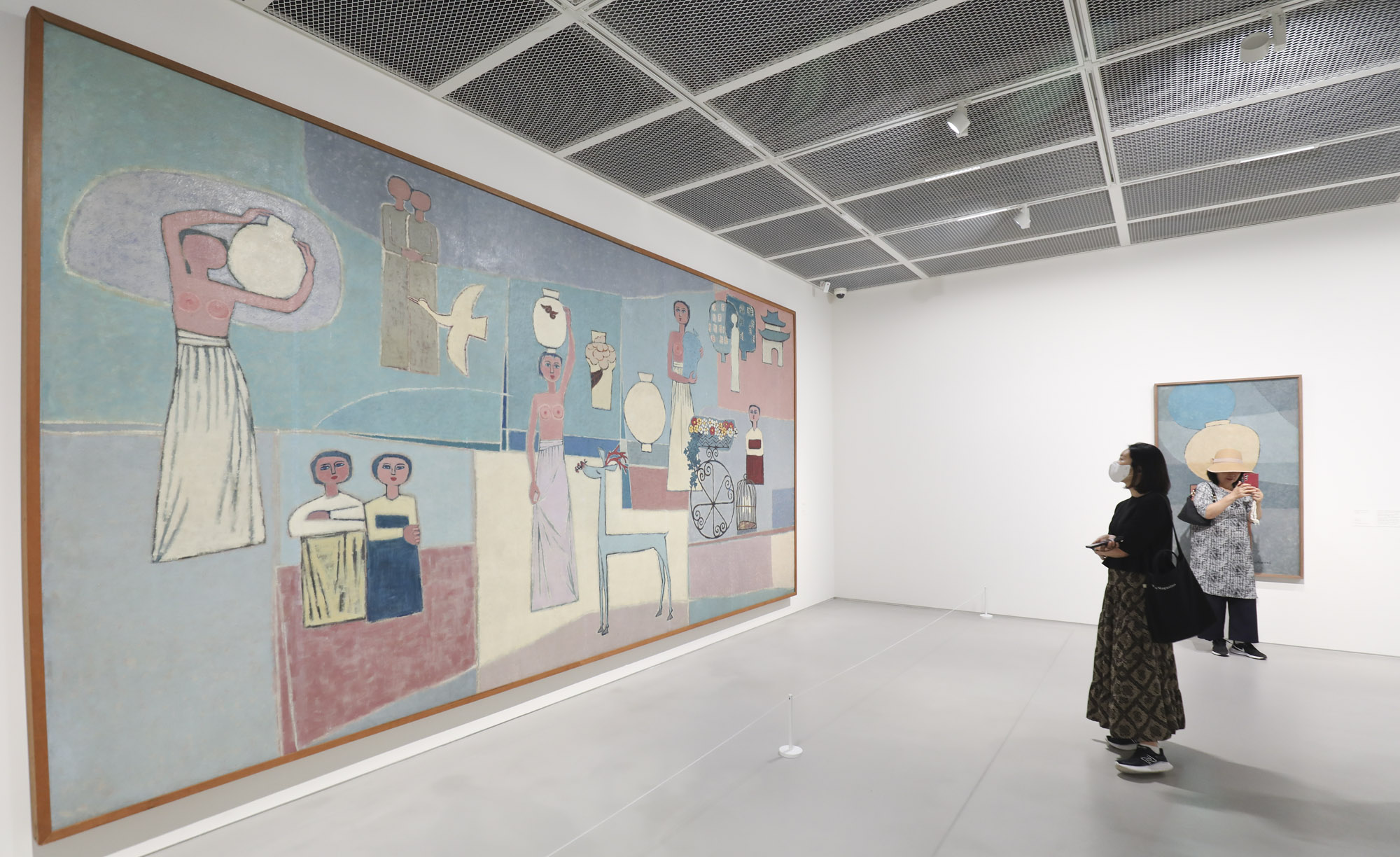 호암미술관;전시회;김환기;김환기작가;김환기회고전