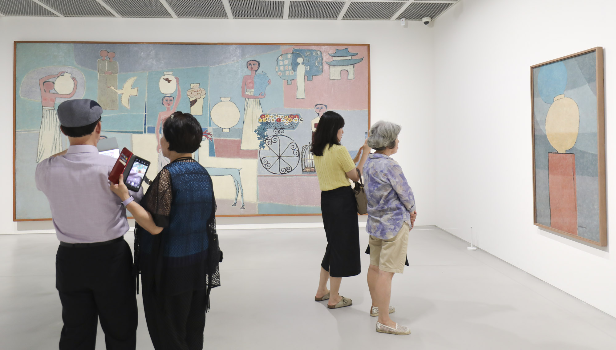 호암미술관;전시회;김환기;김환기작가;김환기회고전