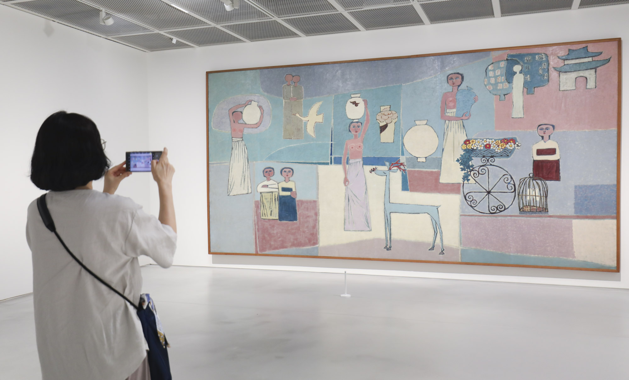 호암미술관;전시회;김환기;김환기작가;김환기회고전