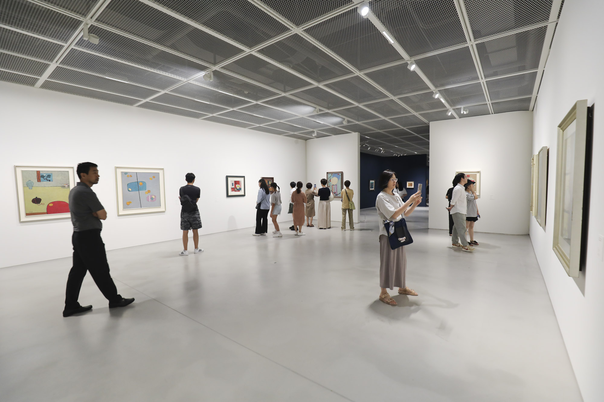 호암미술관;전시회;김환기;김환기작가;김환기회고전