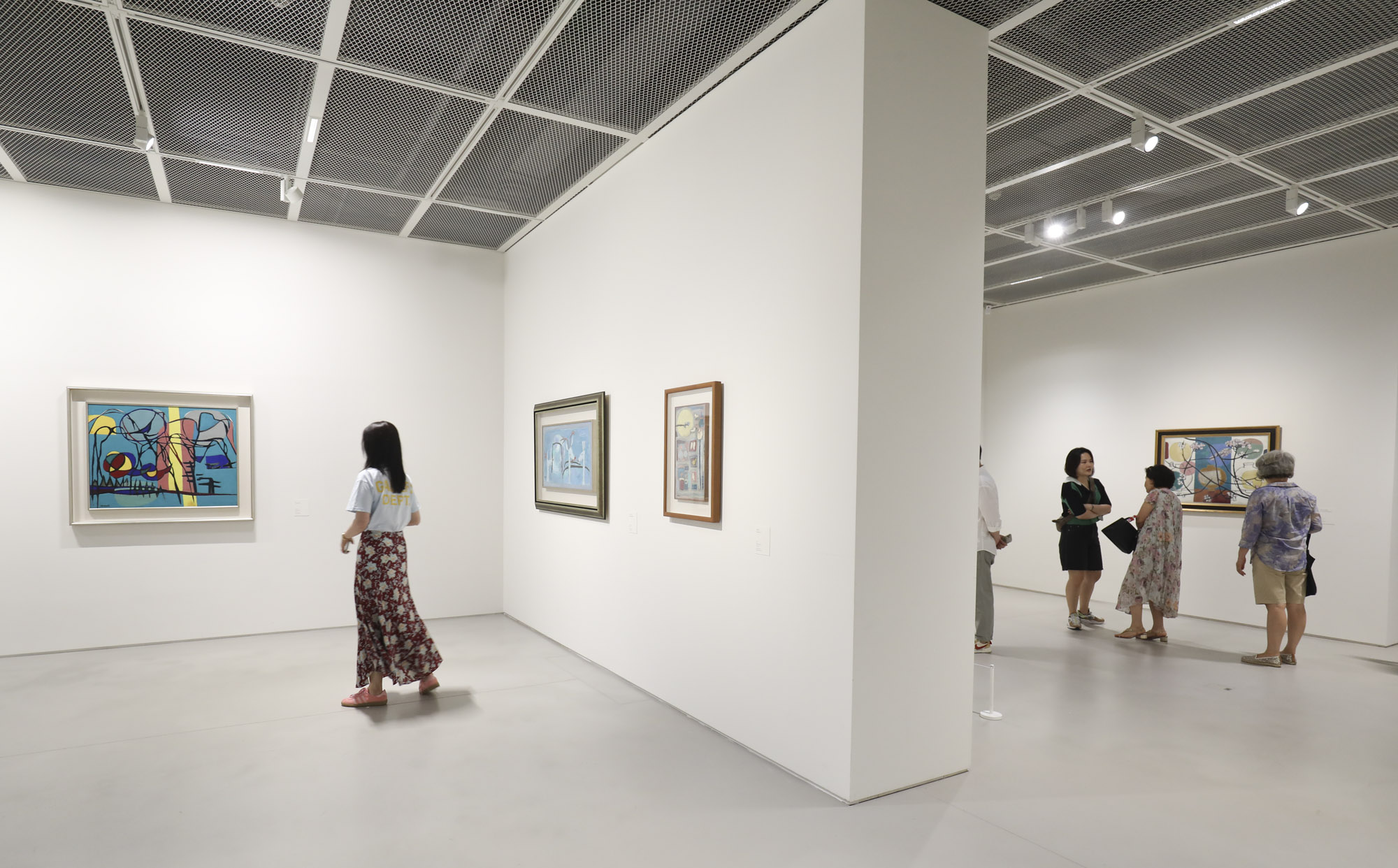 호암미술관;전시회;김환기;김환기작가;김환기회고전