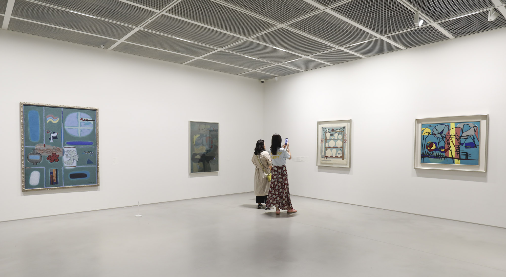 호암미술관;전시회;김환기;김환기작가;김환기회고전