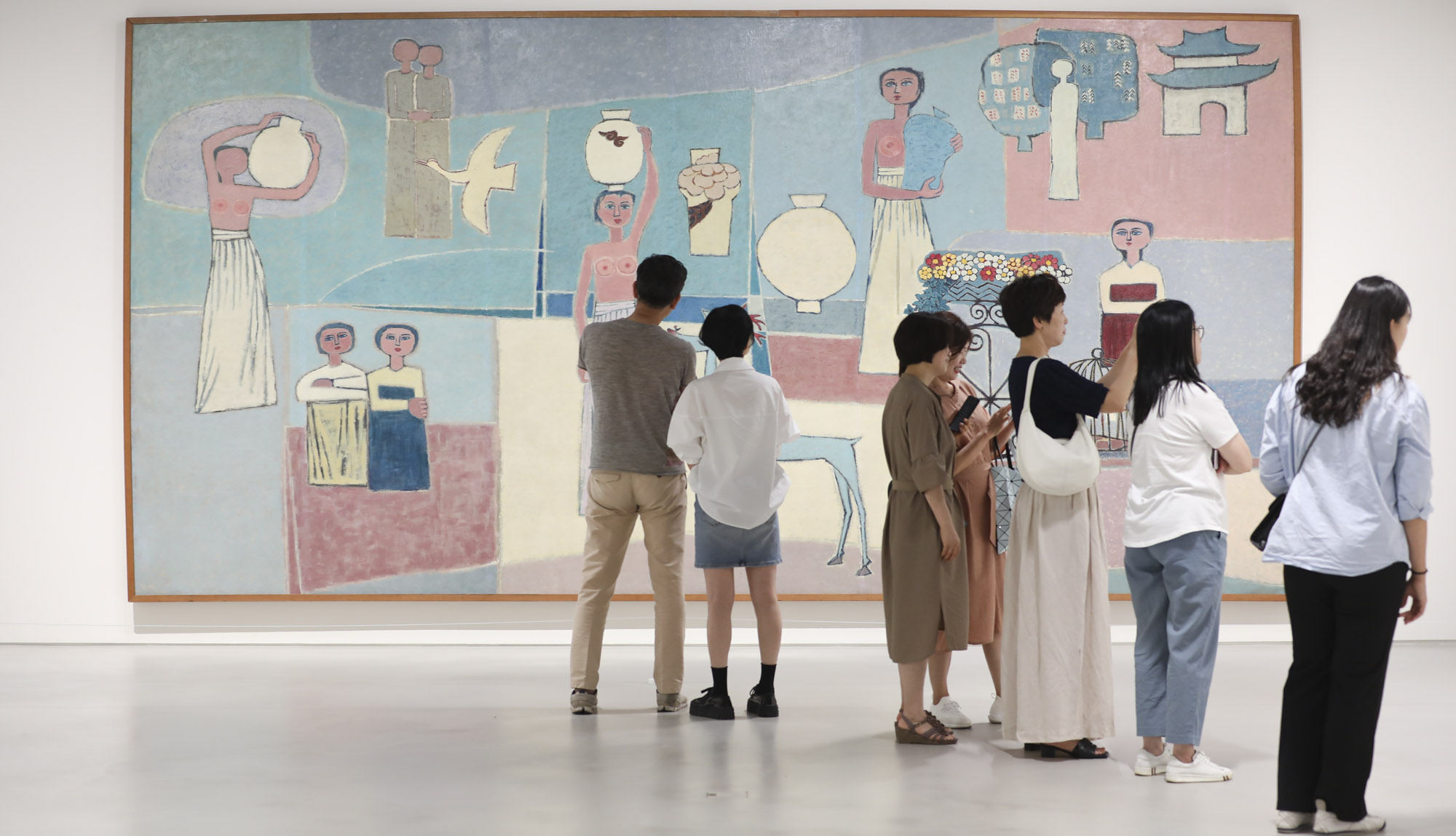 호암미술관;전시회;김환기;김환기작가;김환기회고전