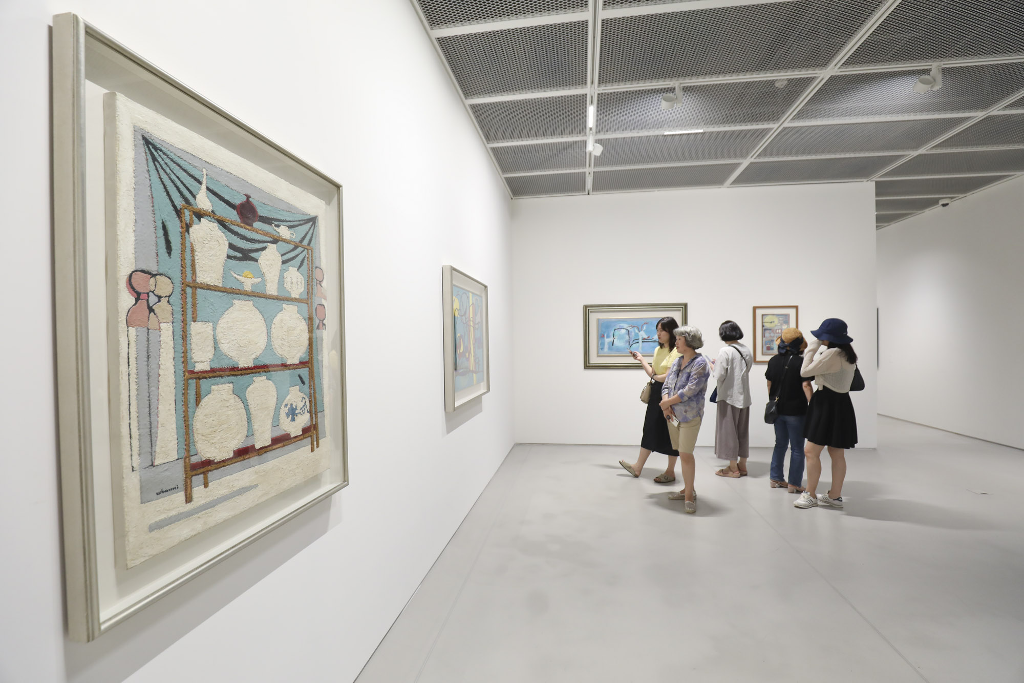 호암미술관;전시회;김환기;김환기작가;김환기회고전