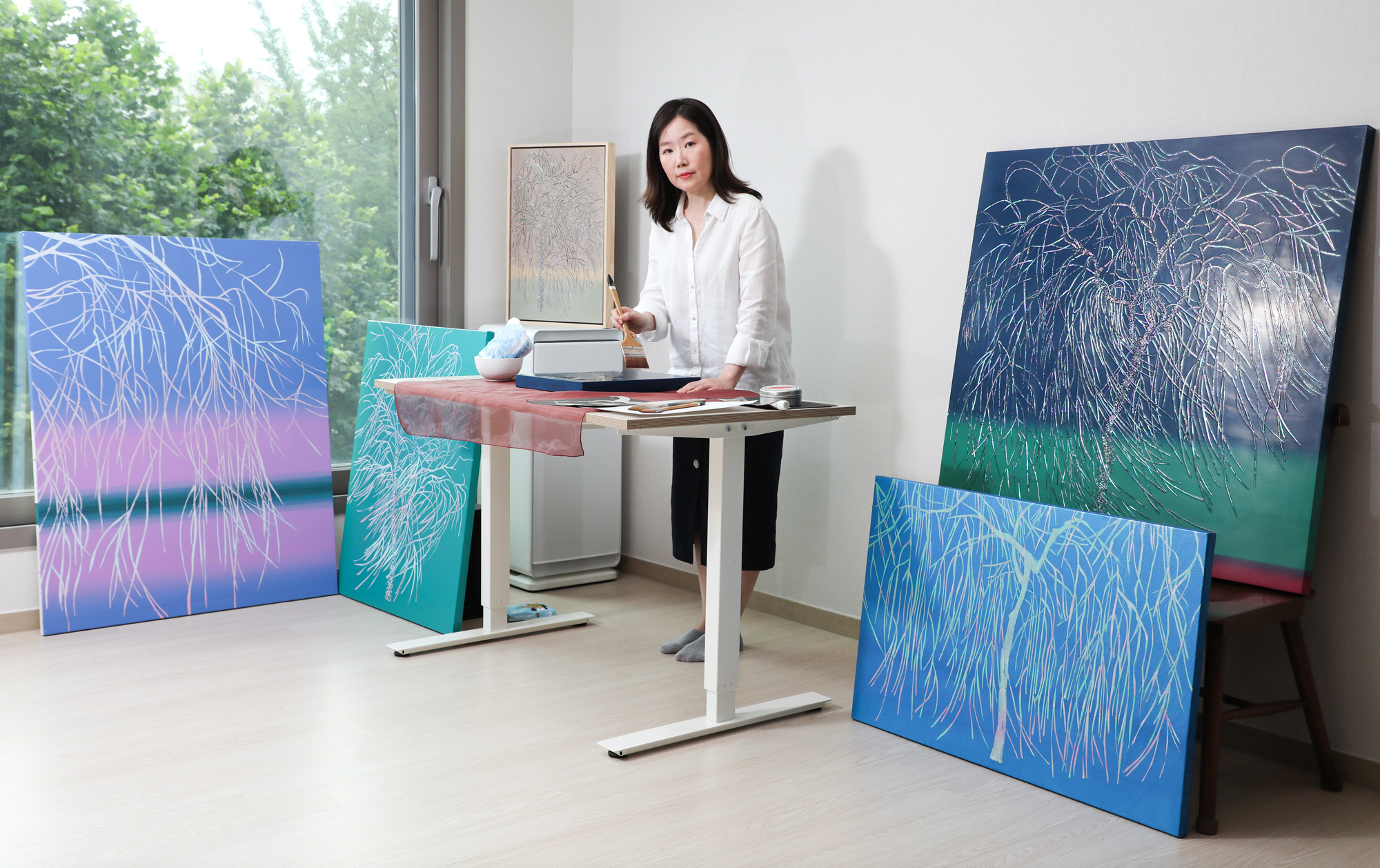 정회윤;정회윤작가;한국미술응원프로젝트;화가의방;그림;아티스트